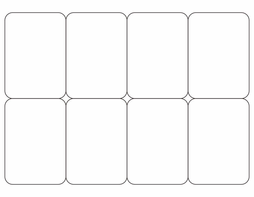 Blank Playing Card Template For Word - 10 Free Pdf Printables intended for Free Playing Card Template For Word