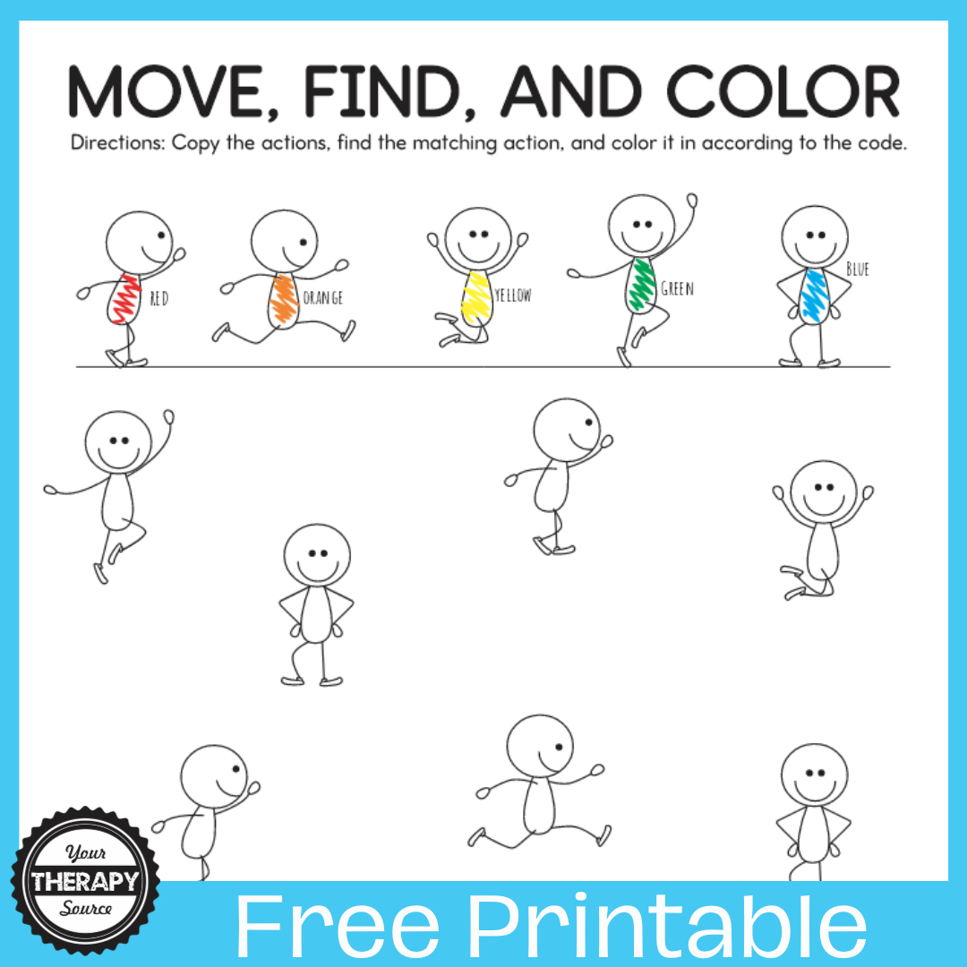 Brain Break Worksheet Free Printable - Your Therapy Source intended for Free Brain Break Printables
