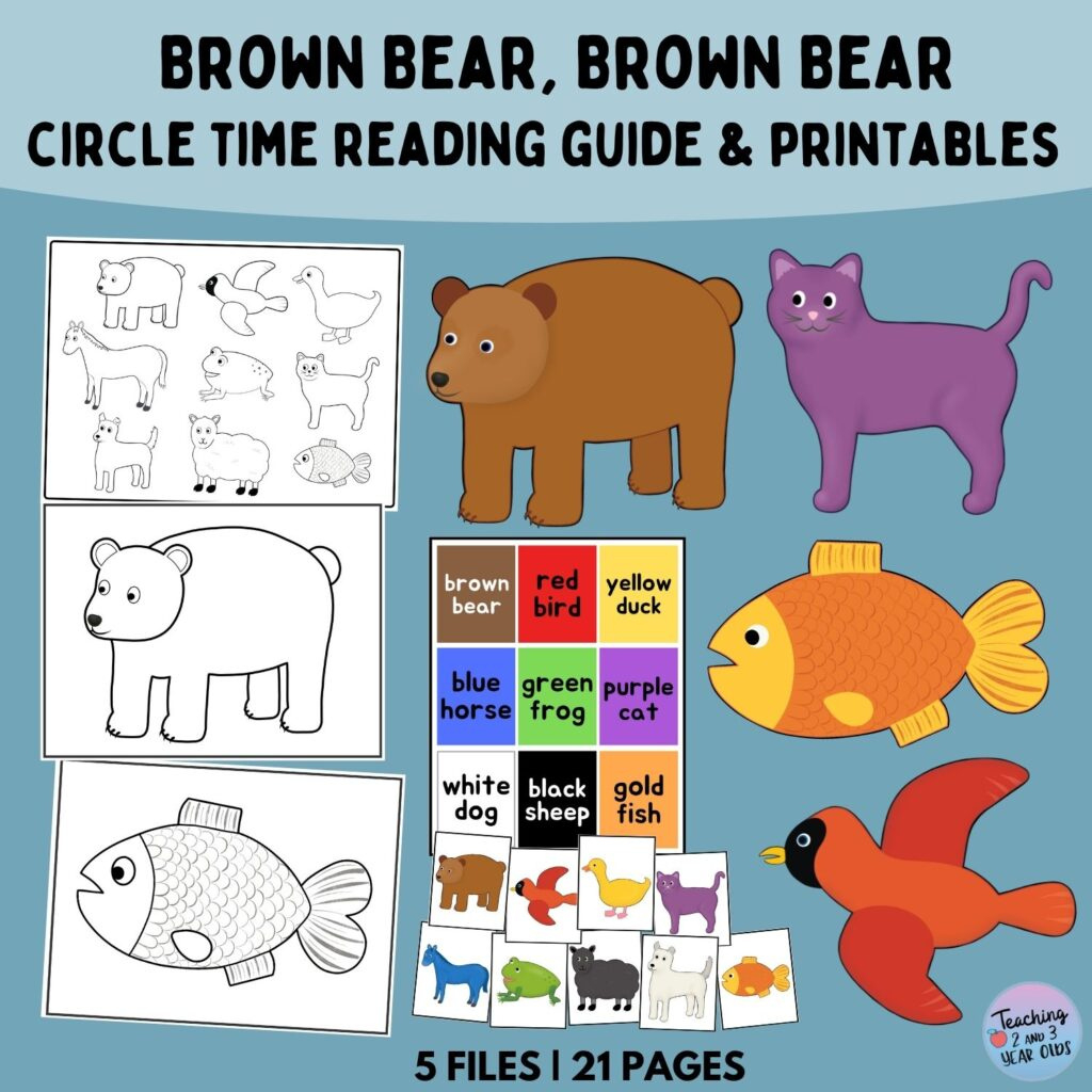 Brown Bear, Brown Bear, What Do You See Printable Book intended for Brown Bear Brown Bear Printables Free
