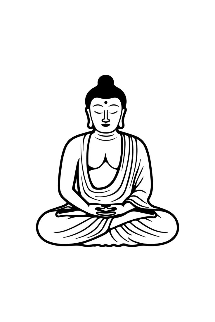 Buddha Svg with regard to Free Printable Buddha Stencil