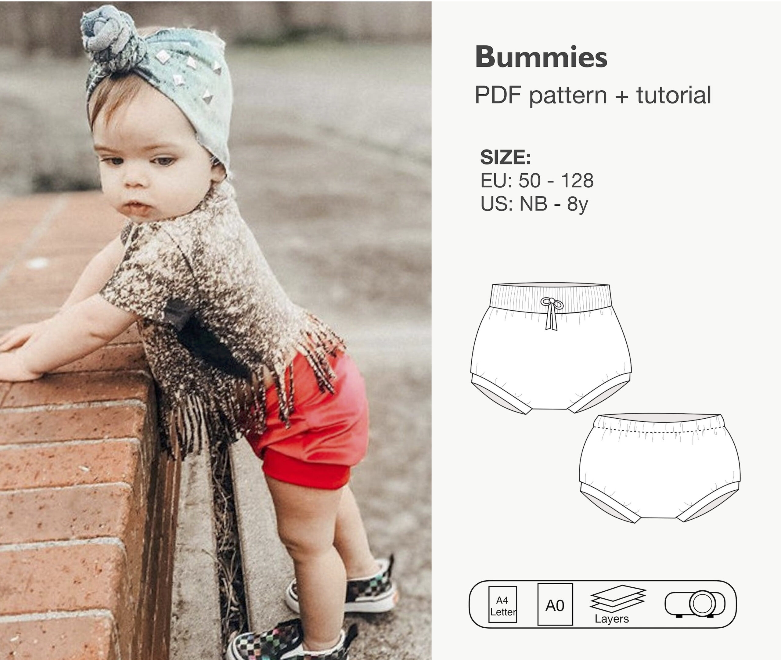 Bummies Sewing Pattern for Free Printable Bummies Pattern
