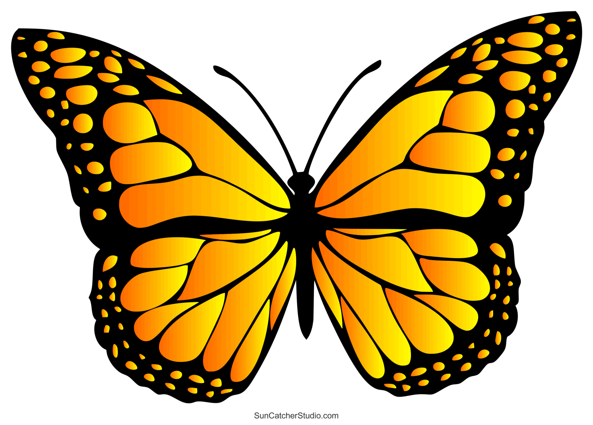 Butterfly Svg Files (Printable Templates, Patterns, &amp;amp; Clipart with Free Printable Butterfly