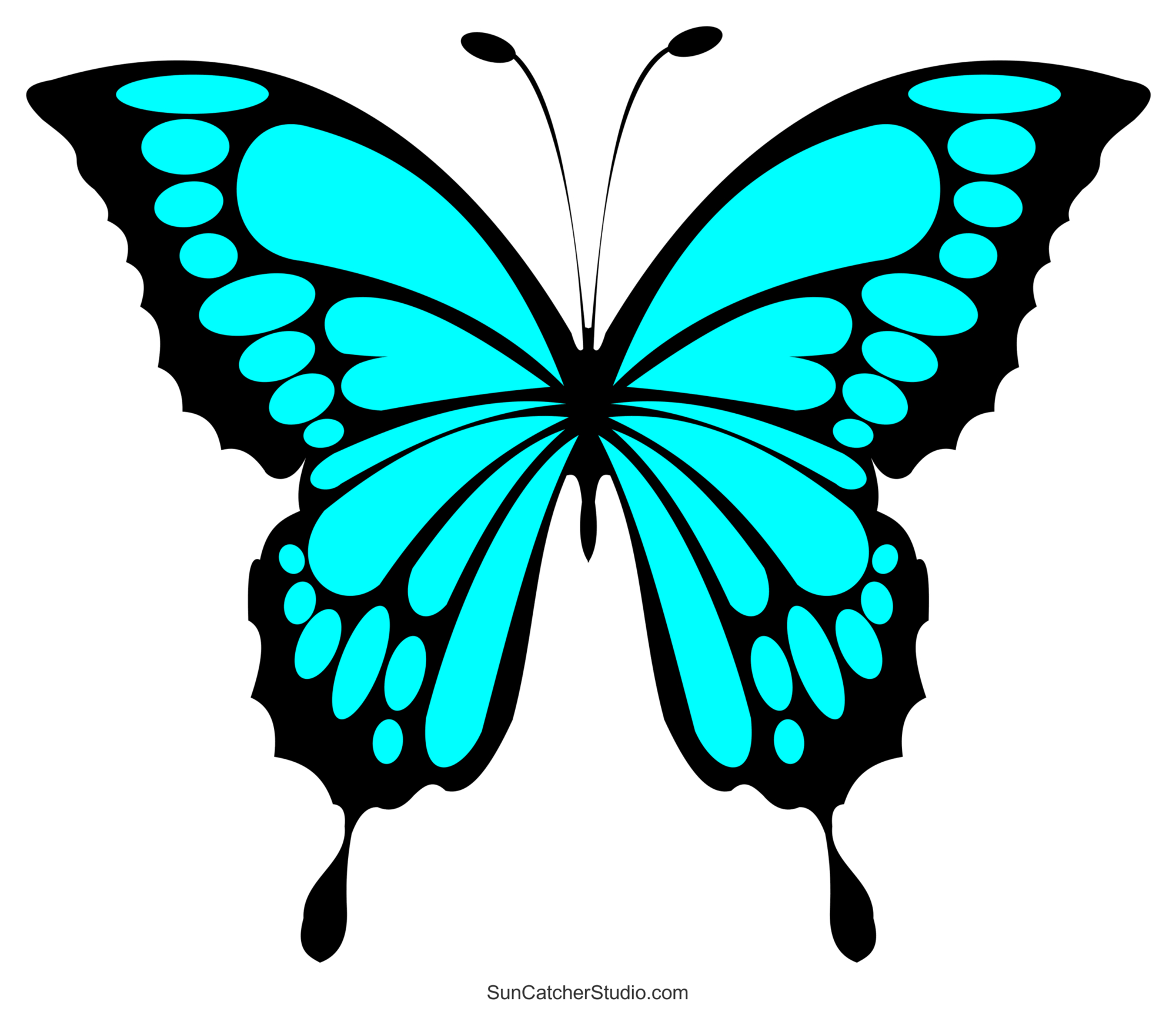 Butterfly Svg Files (Printable Templates, Patterns, &amp;amp; Clipart within Free Printable Plastic Canvas Butterfly Patterns