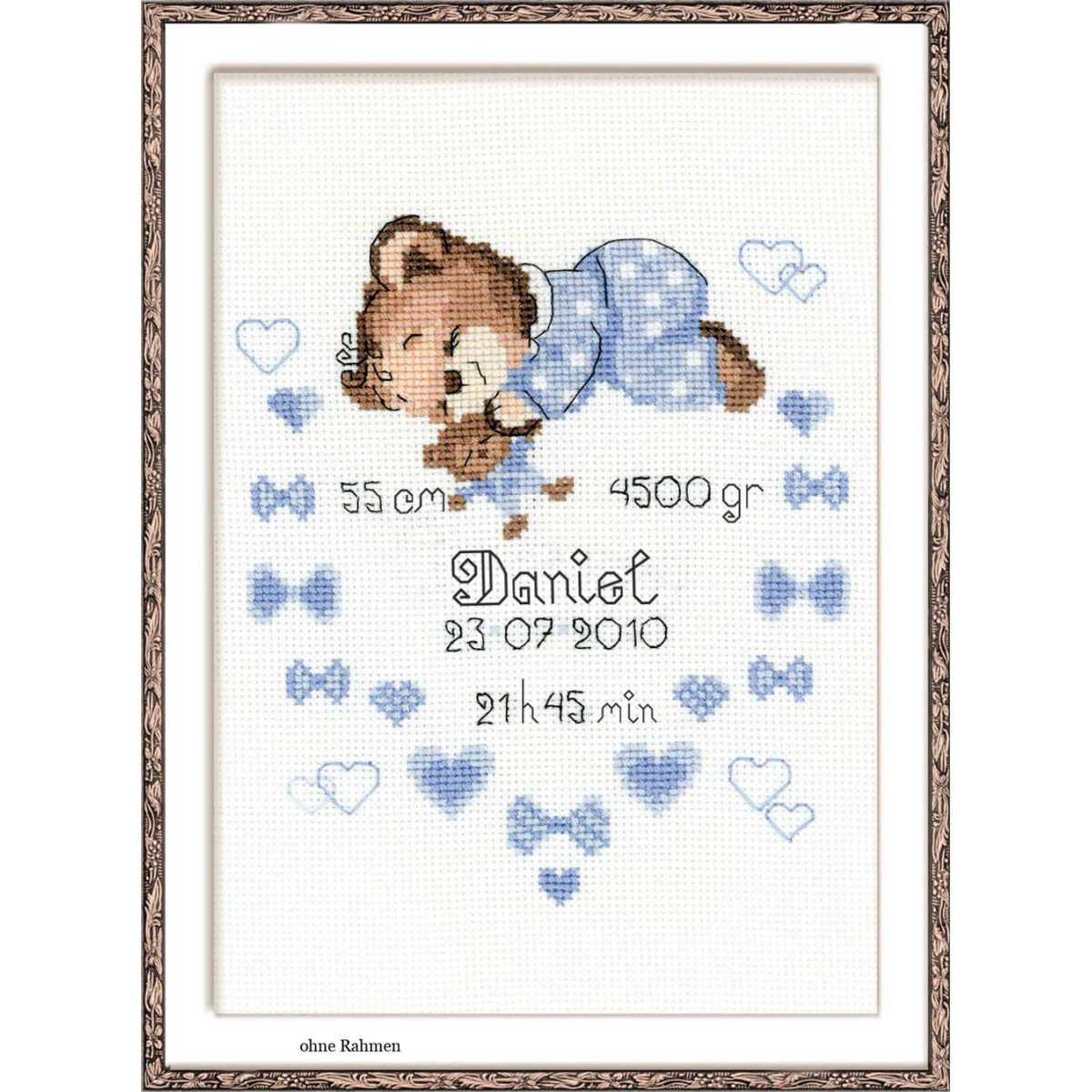 Buy Set For Cross Stitching Baby Boy Birth Luca-S B1174, € 25,09 throughout Free Printable Baby Boy Cross Stitch Patterns