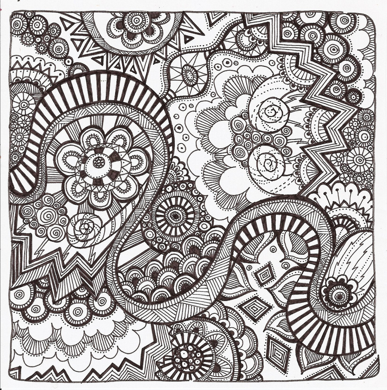 Can Doodling Help? - Island Senior Resources in Free Printable Doodle Art Patterns