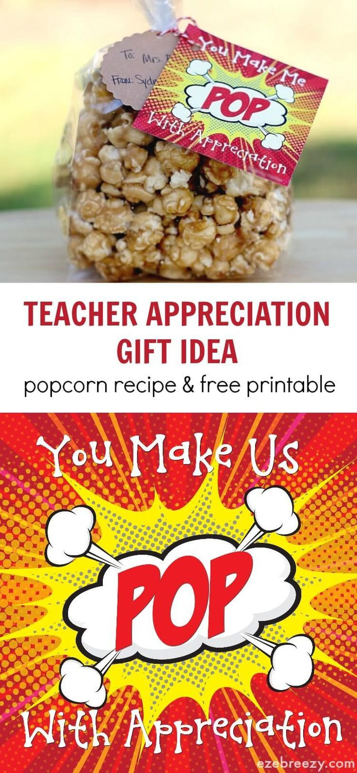 Caramel Popcorn in Free Popcorn Teacher Appreciation Printable
