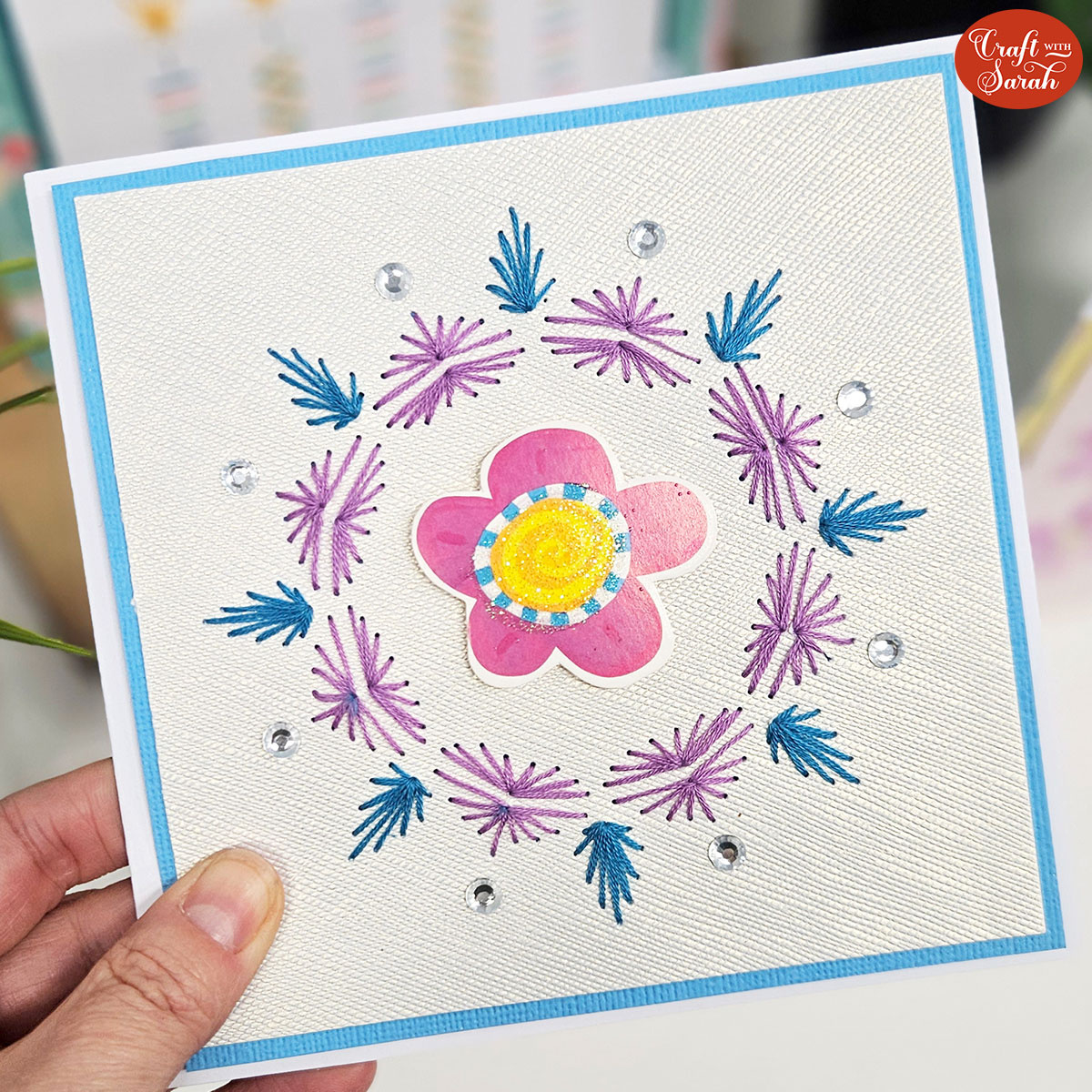 Card Stitching Patterns: Paper Embroidery On Cards! - Craft With throughout Free Printable Paper Pricking Patterns