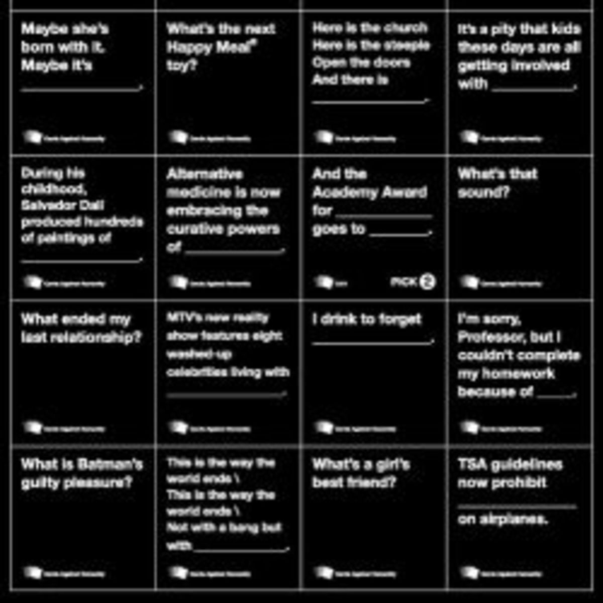 Cards Against Humanity Pdf Download - Hubpages intended for Cards Against Humanity Free Printable Version