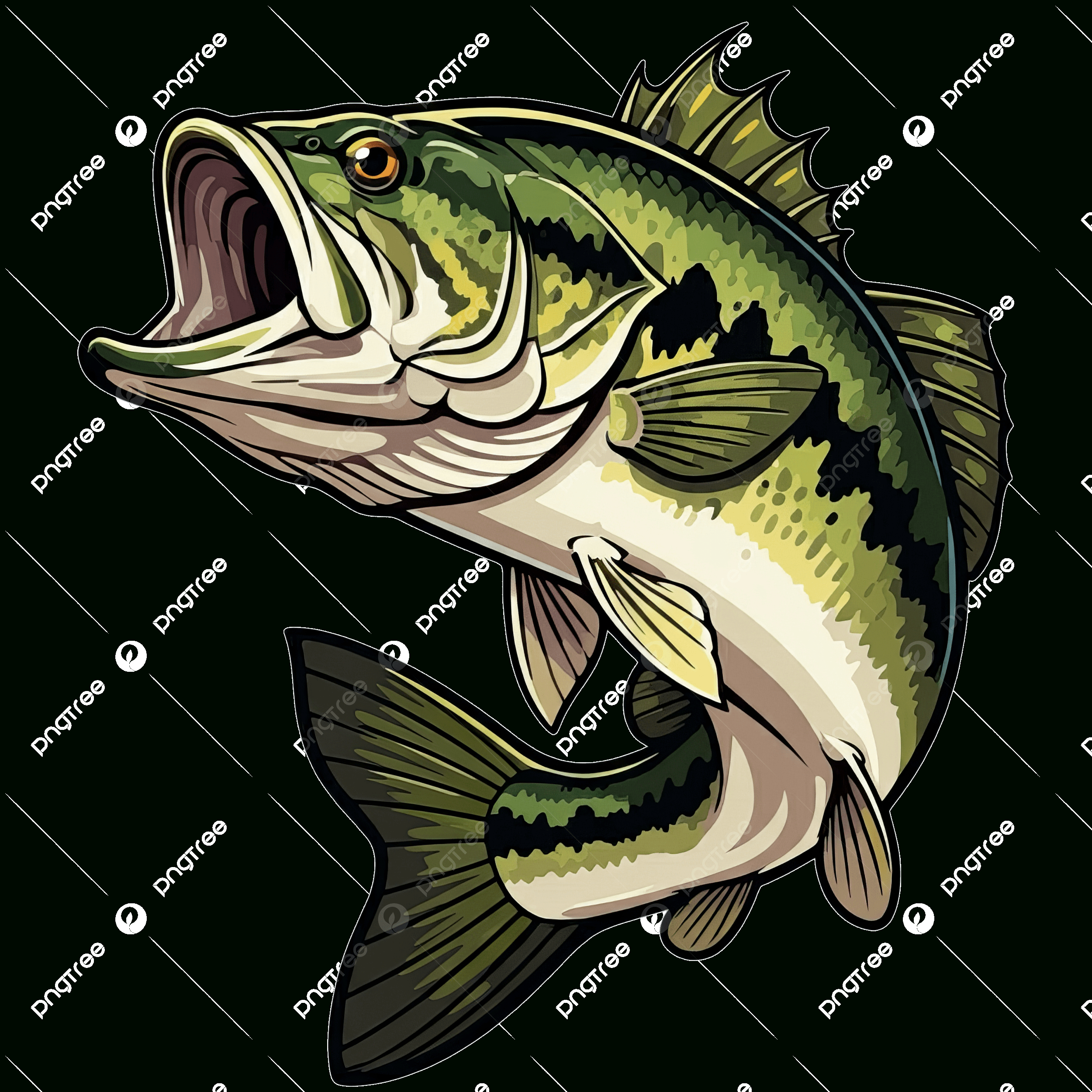 Catch The Best Bass Fish Clipart Collection, Fishing Graphics in Free Printable Bass Fish Pictures