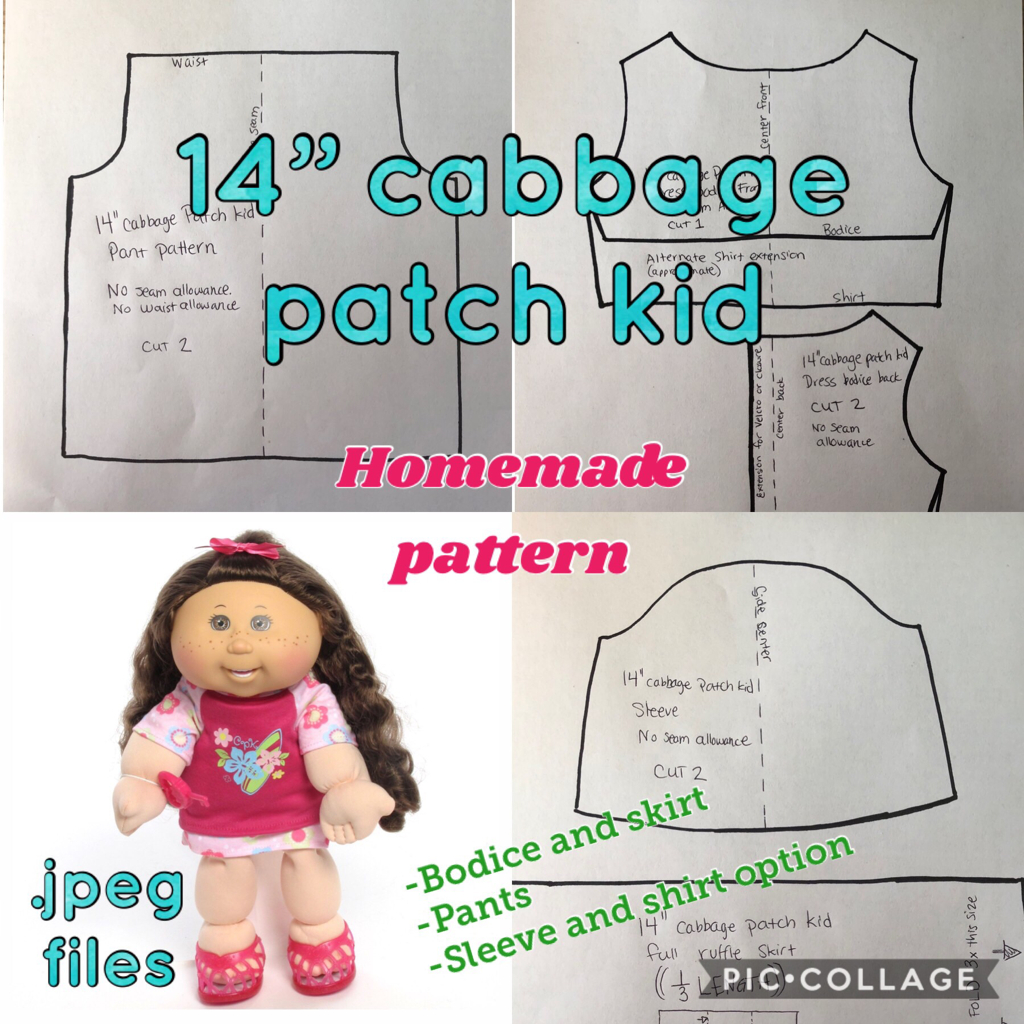 Category: Sewing - Flotsam &amp;amp; Jetsam with Downloadable Free Printable Cabbage Patch Doll Clothes Patterns