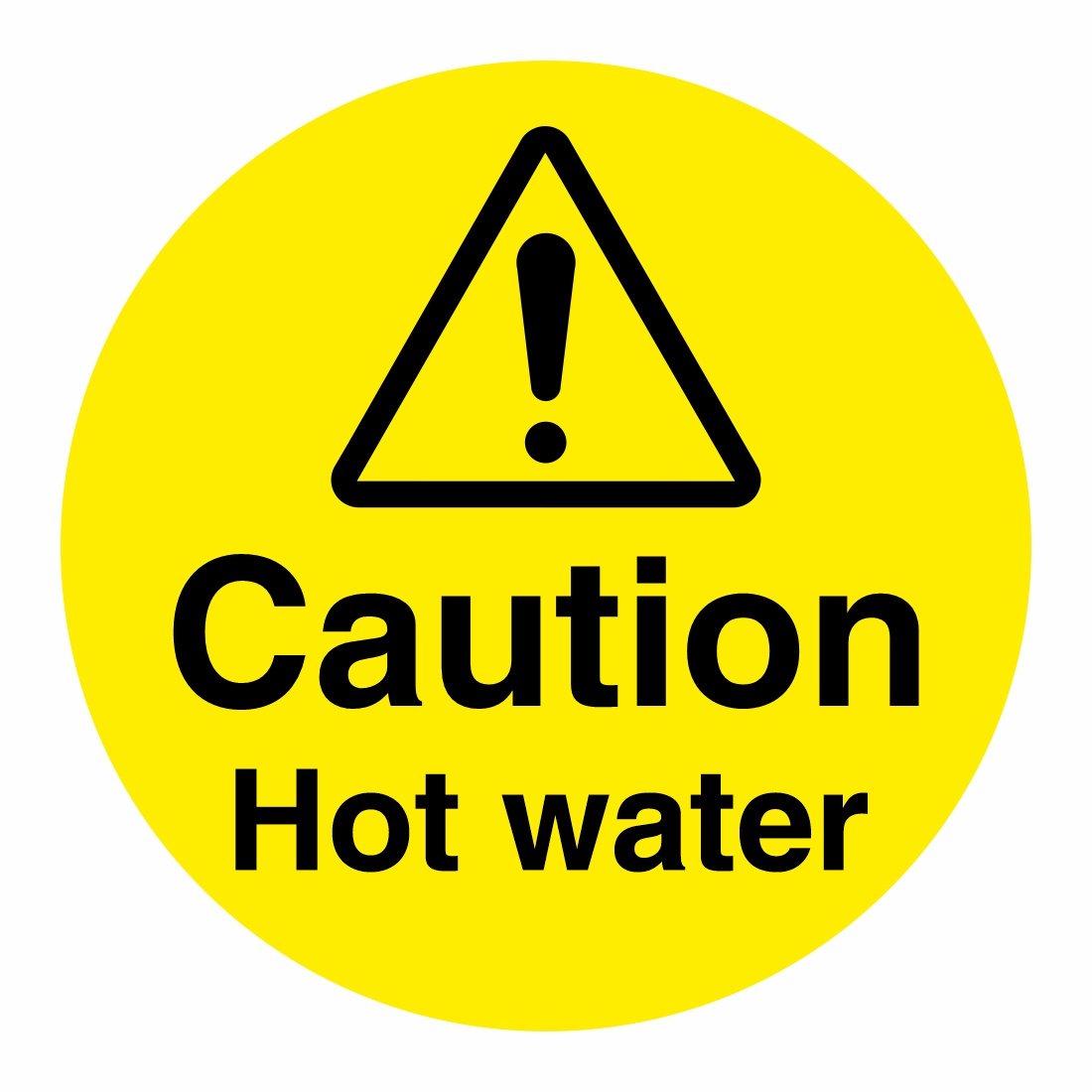 Caution Hot Water Sign (1) - Aston Safety Signs inside Caution Hot Water Sign Free Printable