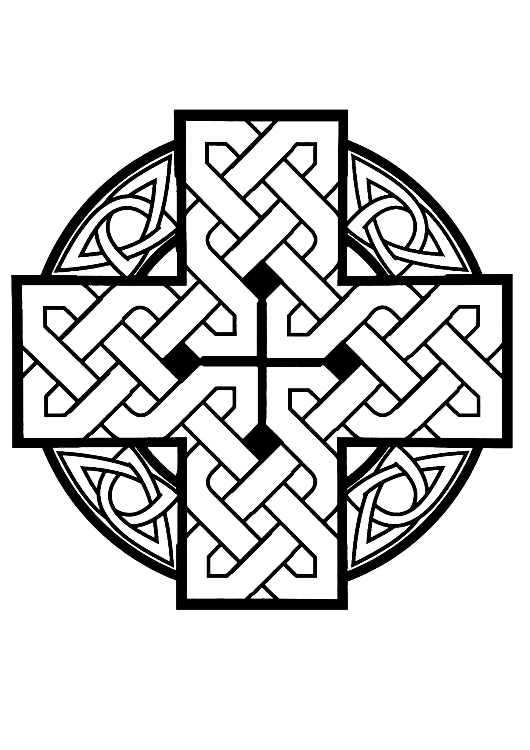 Celtic Knot - Celtic Art Coloring Pages intended for Free Printable Celtic Knot Patterns