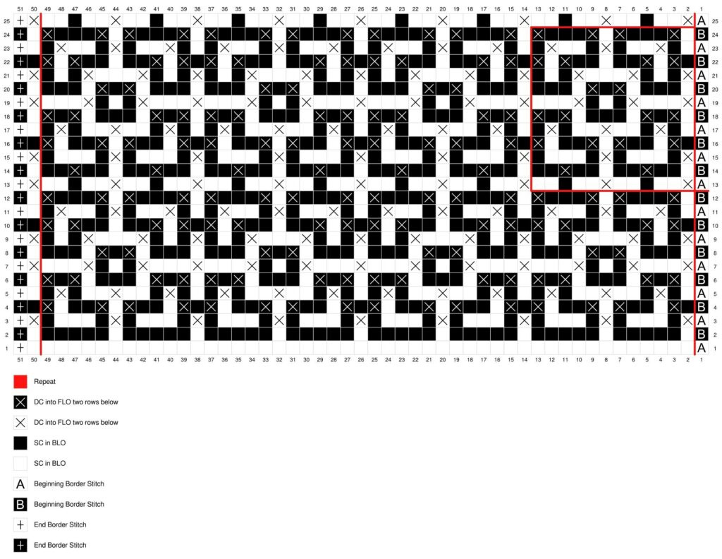 Celtic Knots -Overlay Mosaic Crochet - Free Chart - Juniper And Oakes in Free Printable Celtic Knot Patterns