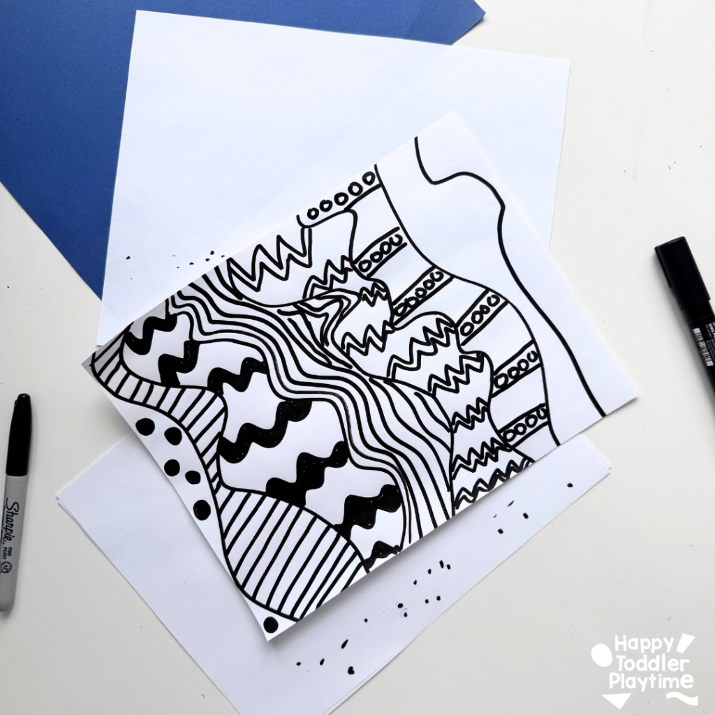 Charles Mcgee Inspired Art Project - Happy Toddler Playtime within Charles Mcgee Style Patterns Printable