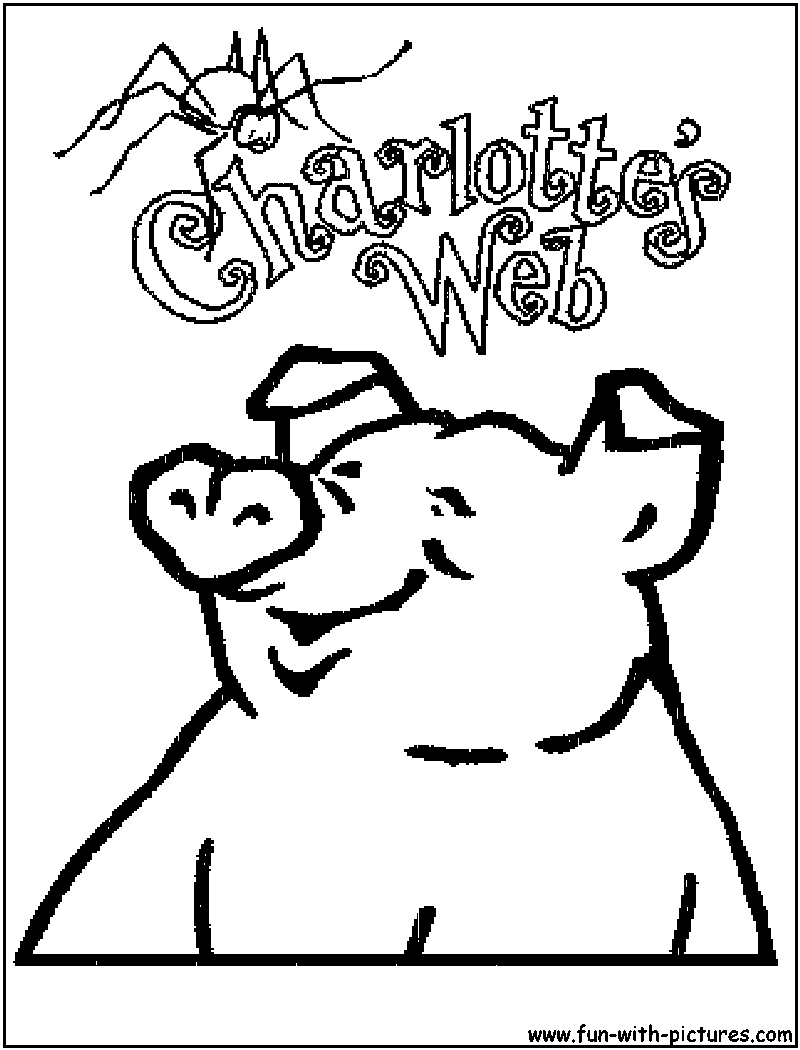 Charlottesweb2 Coloring Page within Charlottes Web Free Printables