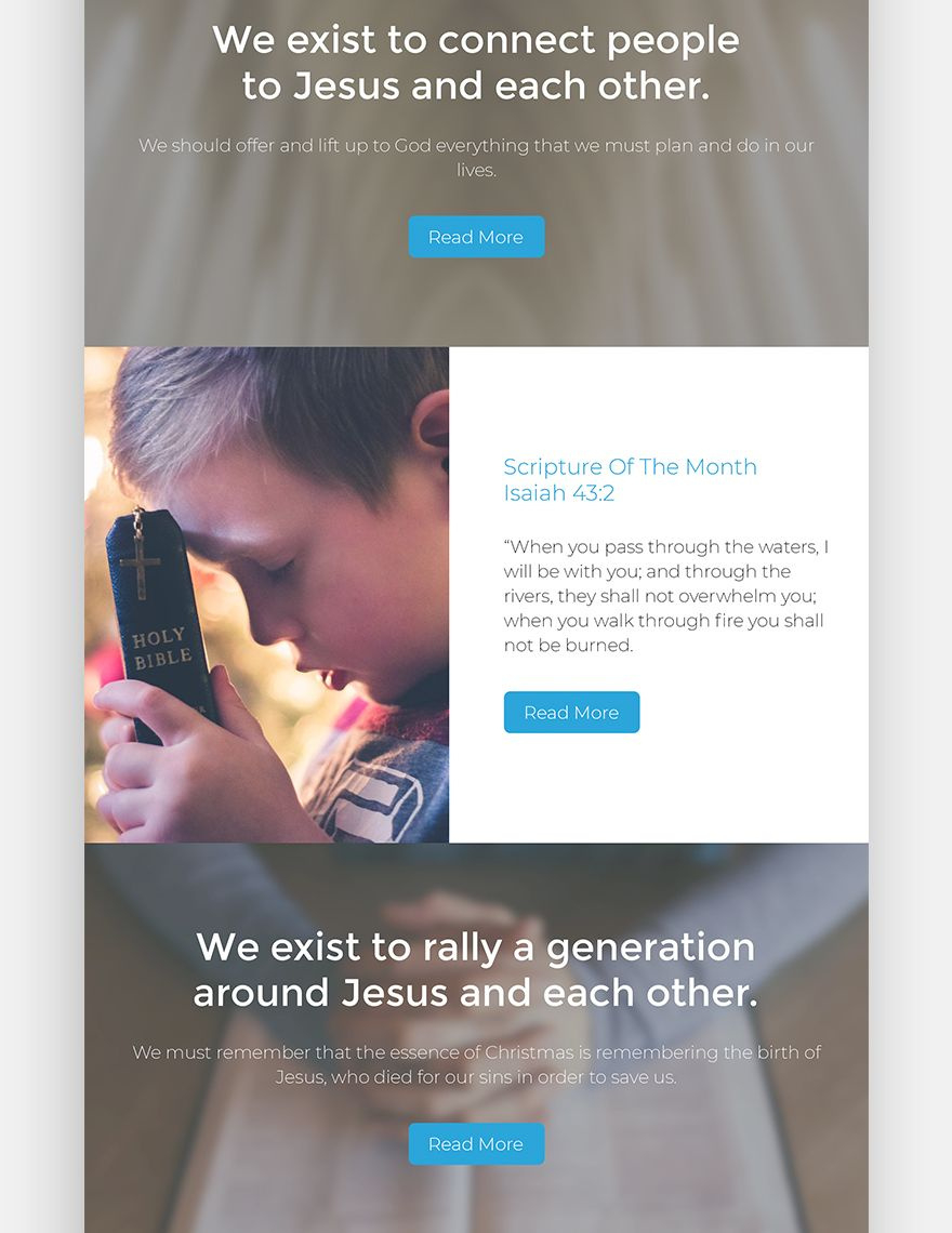 Children'S Church Newsletter Template In Html5, Psd, Outlook, Word with Childrens Ministry Newsletter Template Free