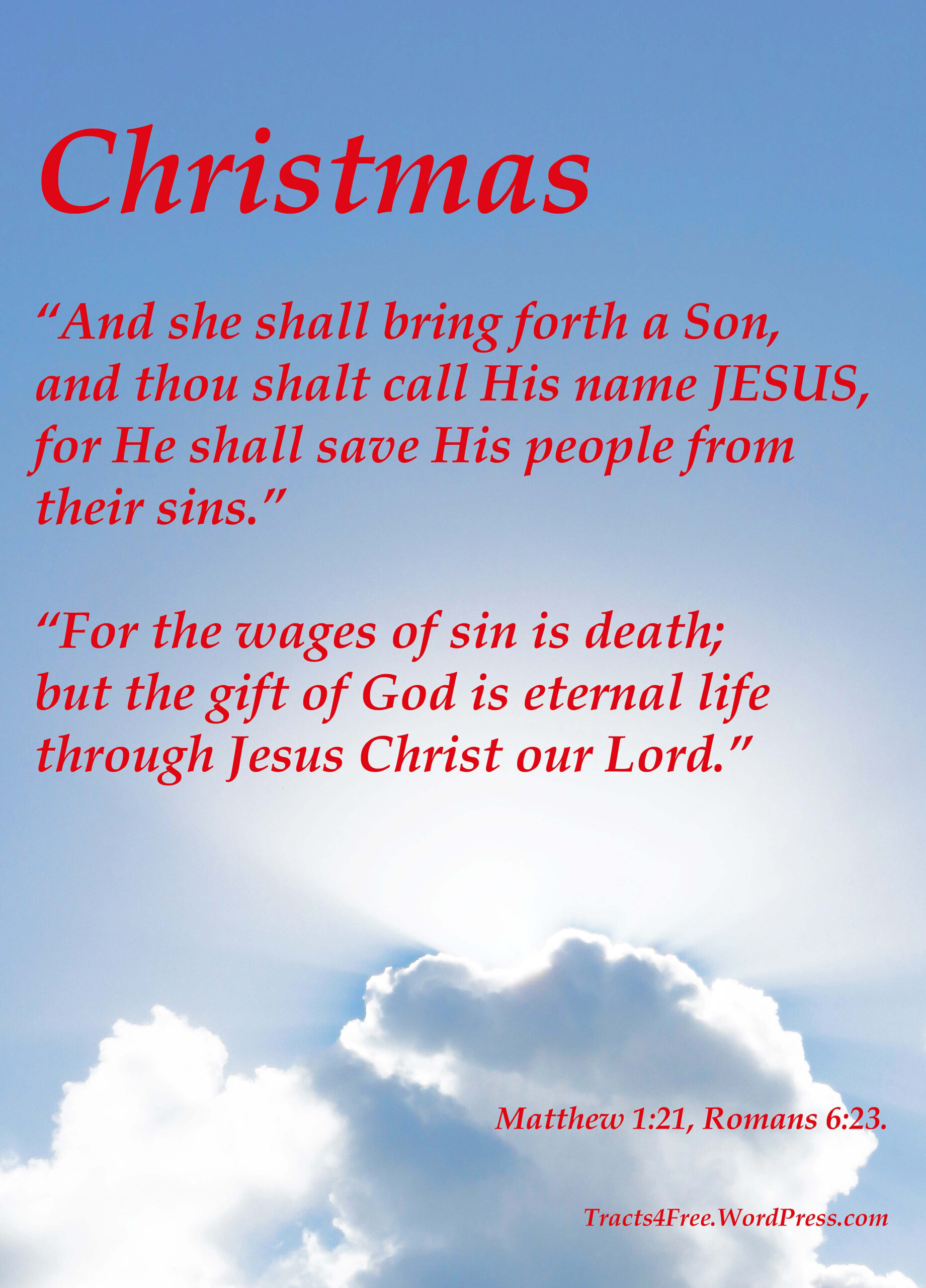 Christmas Cards And Posters | Tracts4Free throughout Free Printable Christmas Tracts