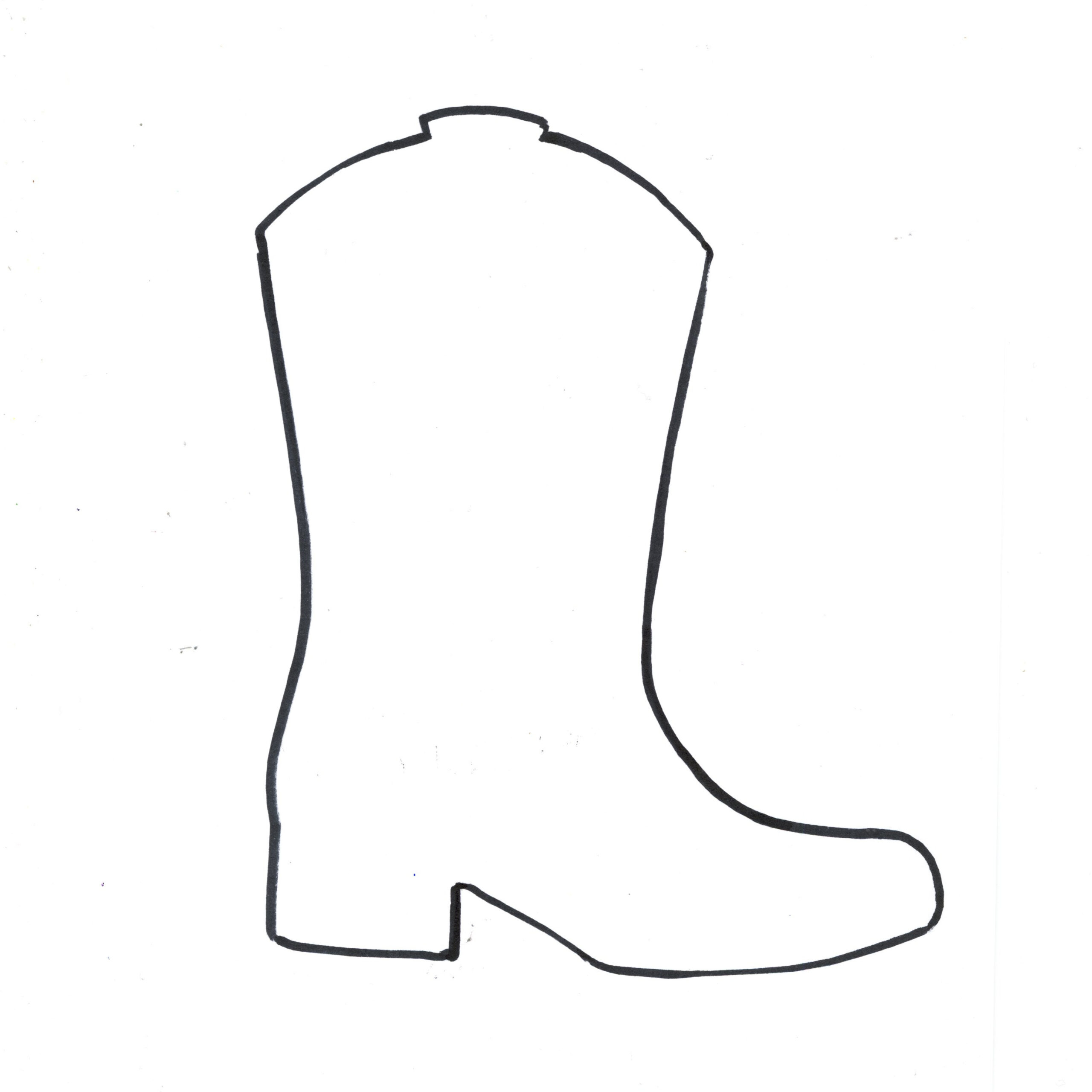 Cindy Derosier: My Creative Life: Cowboy Boot Craft For Kids inside Free Printable Cowboy Boot Stencil