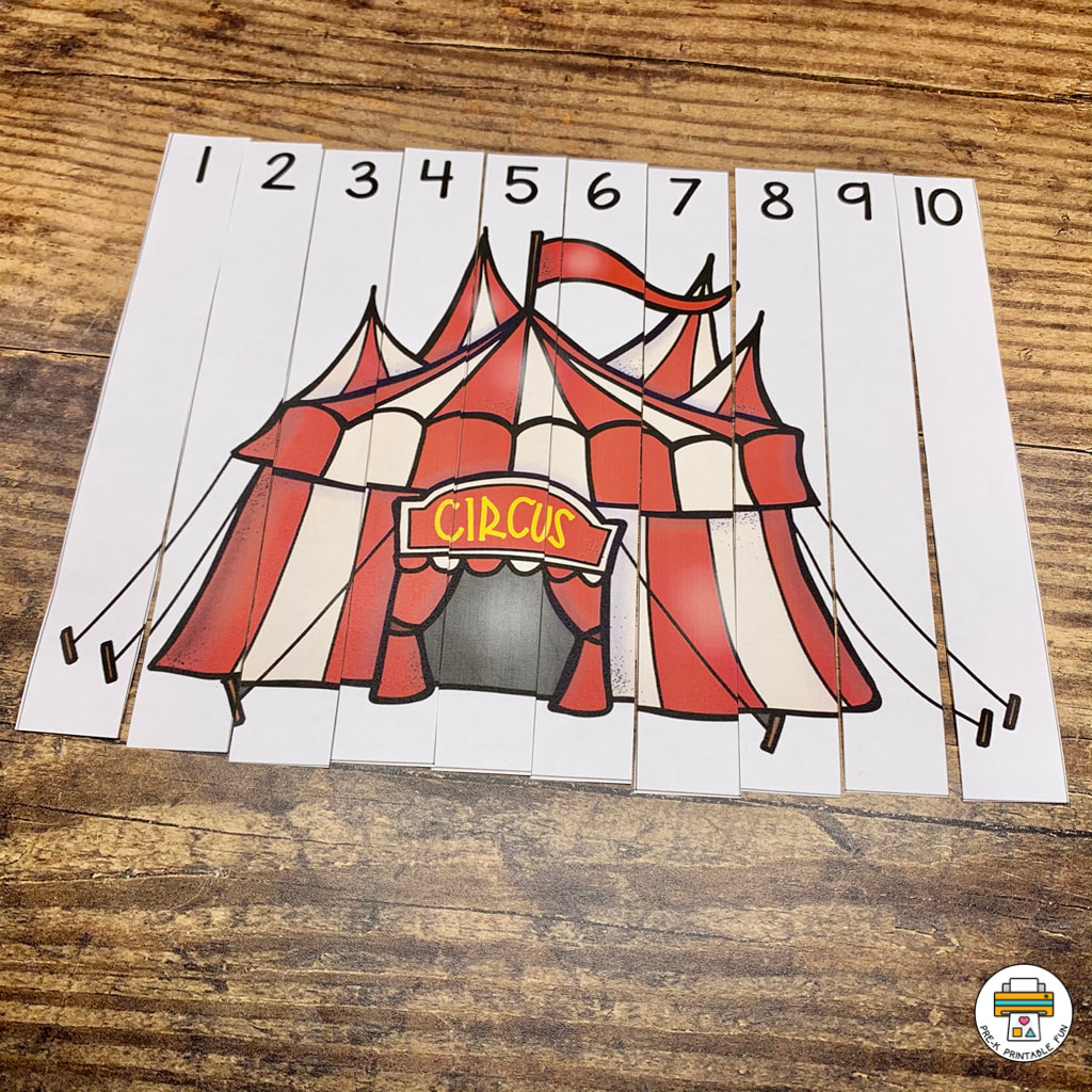 Circus Preschool Activity Pack - Pre-K Printable Fun within Free Printable Circus Activities