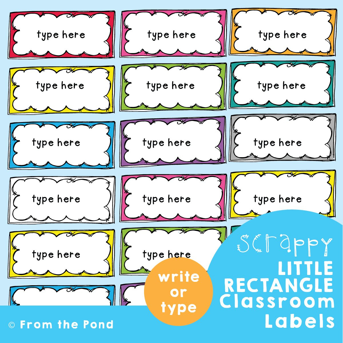 Classroom Labels To Organize Your Classroom Equipment. — From The throughout Free Printable Editable Classroom Labels