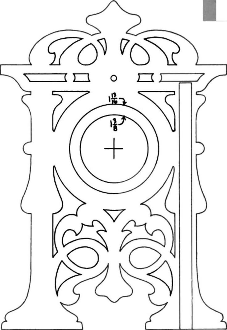 Clocks - Scroll Saw - Woodworking Archive with Printable Scroll Saw Clock Patterns