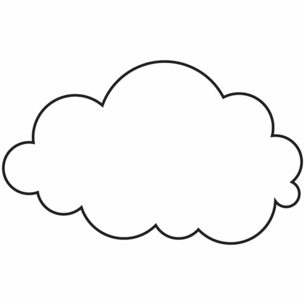 Cloud Template - Journey To Sahm for Free Printable Cloud Stencils