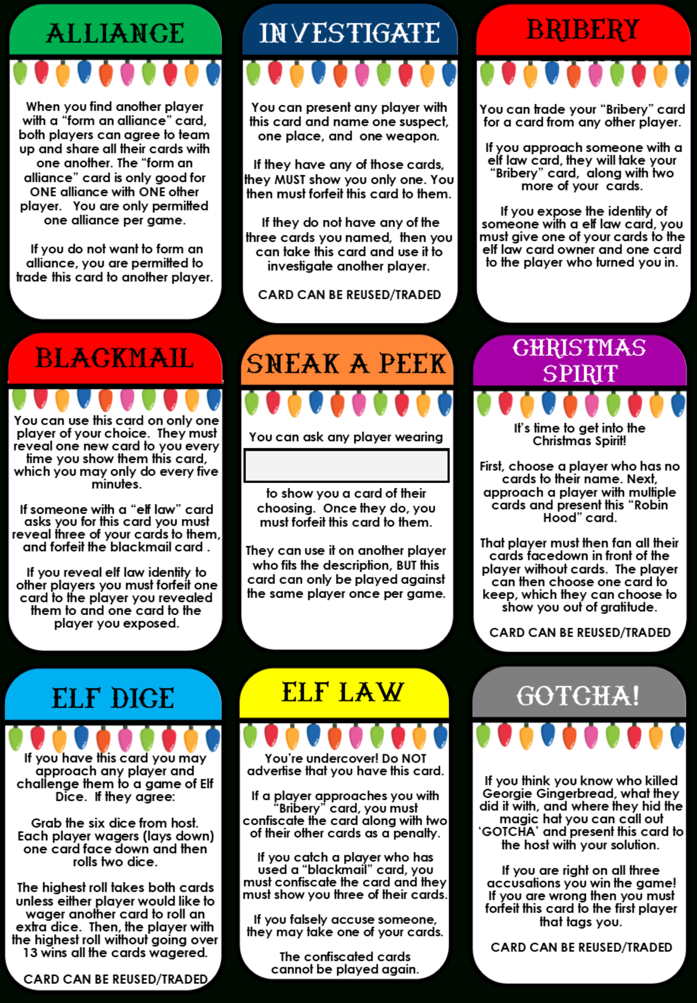 Clued-In Murder Mystery Christmas Scavenger Hunt -Printable Party with regard to Free Murder Mystery Party Printables