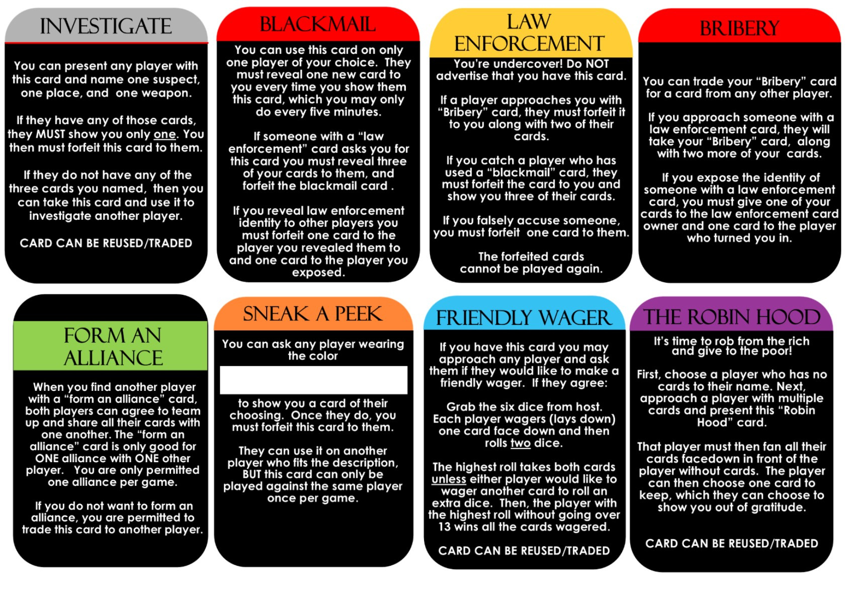 Clued-In Murder Mystery Scavenger Hunt - Printable Party Game in Murder Mystery Party Free Printables