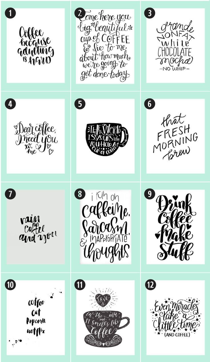 Coffee Free Printables: 180+ Ultimate Guide • Little Gold Pixel pertaining to Free Printable Coffee Signs