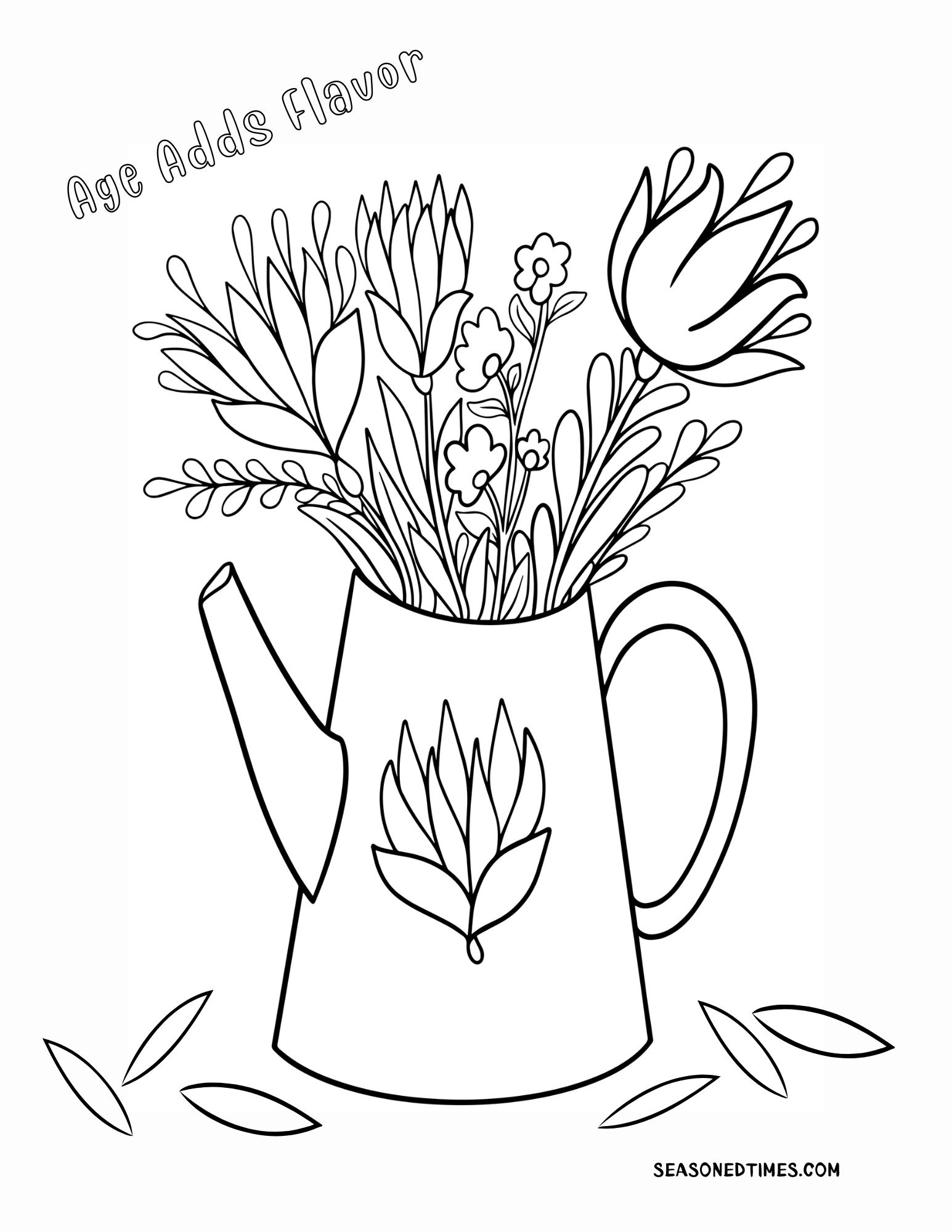 Coloring For Seniors – Seasoned Times pertaining to Free Printable Coloring Pages For Seniors With Dementia