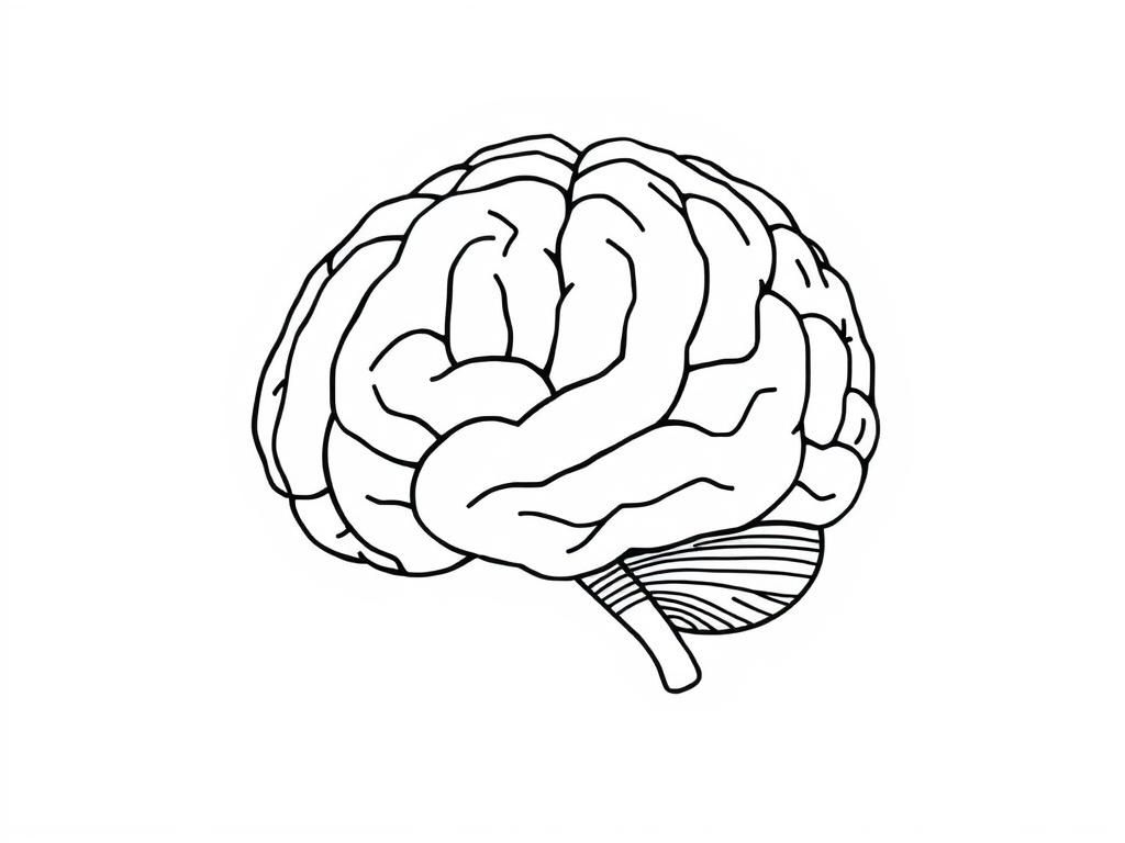 Coloring Page Of The Human Brain - Free Printable Coloring Page pertaining to Free Printable Pictures Of The Human Brain