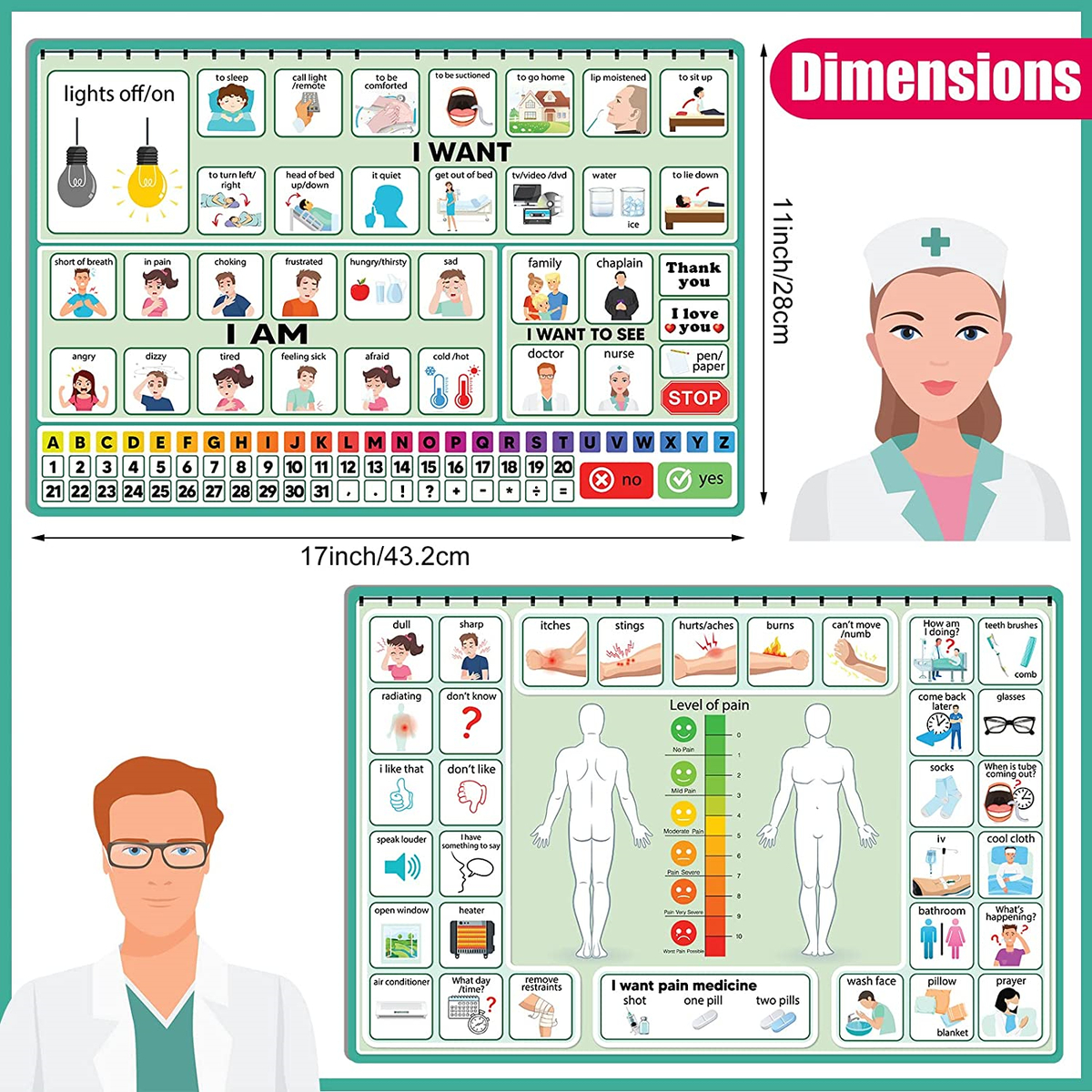 Communication Boards For Stroke Patients | Ebay throughout Free Printable Communication Boards For Stroke Patients