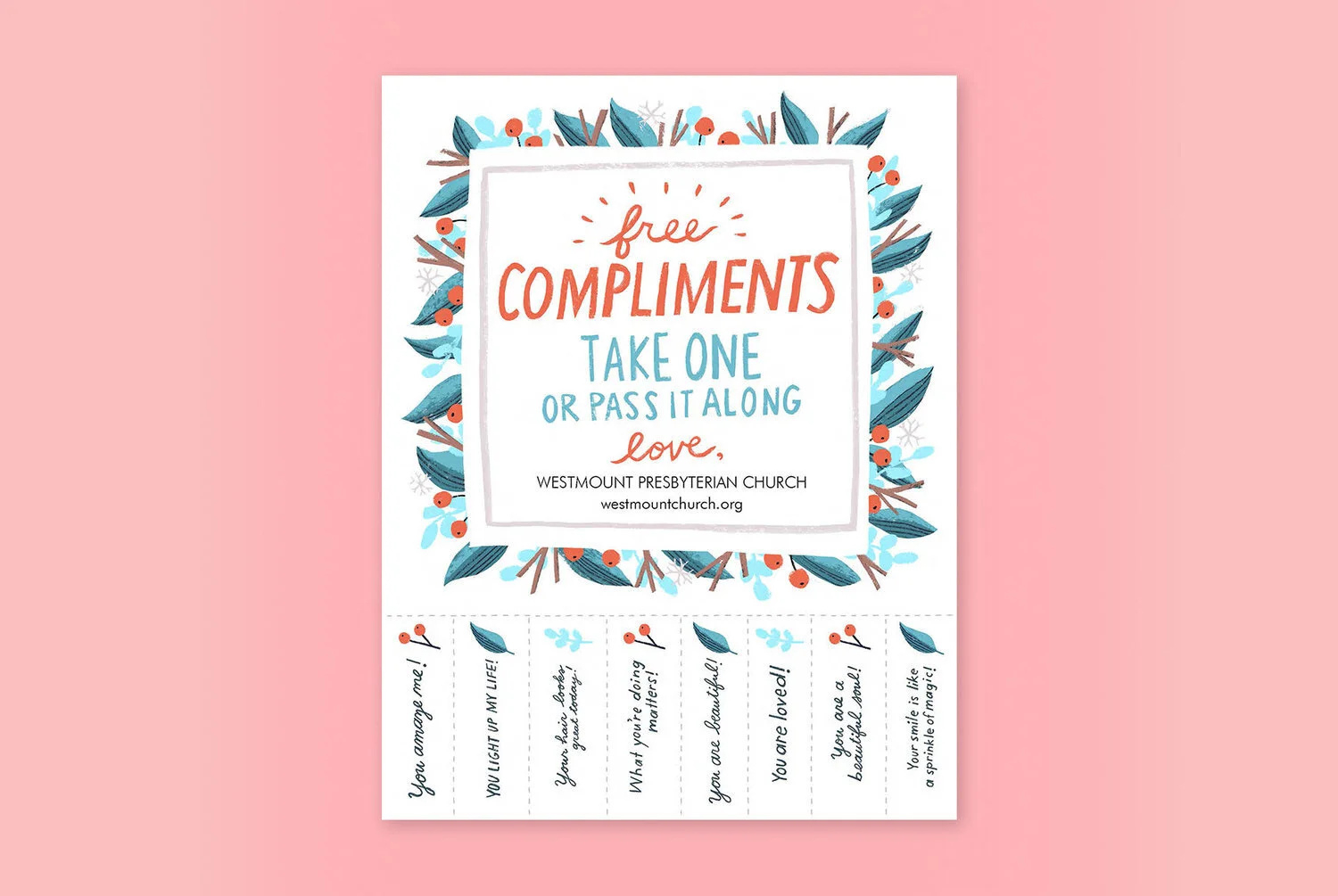 Compliments&amp;quot; Printable intended for Free Compliments Printable
