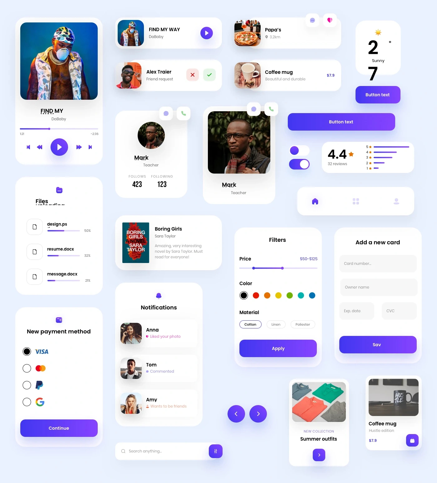 Components Free Ui Kit - Uistore.design in Uikit Free Templates