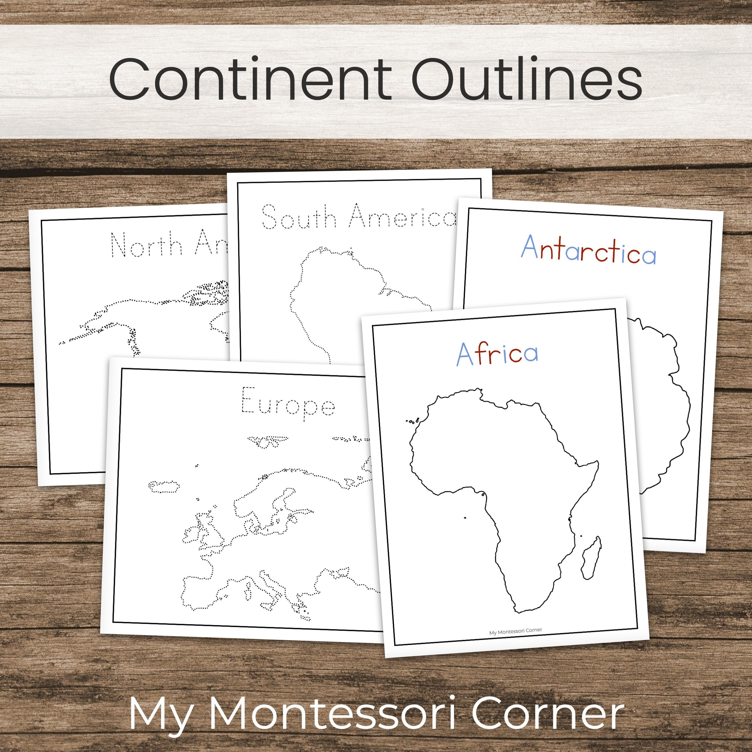 Continents Tracing Worksheets And Art Template Outlines throughout Printable Stencils of Continents