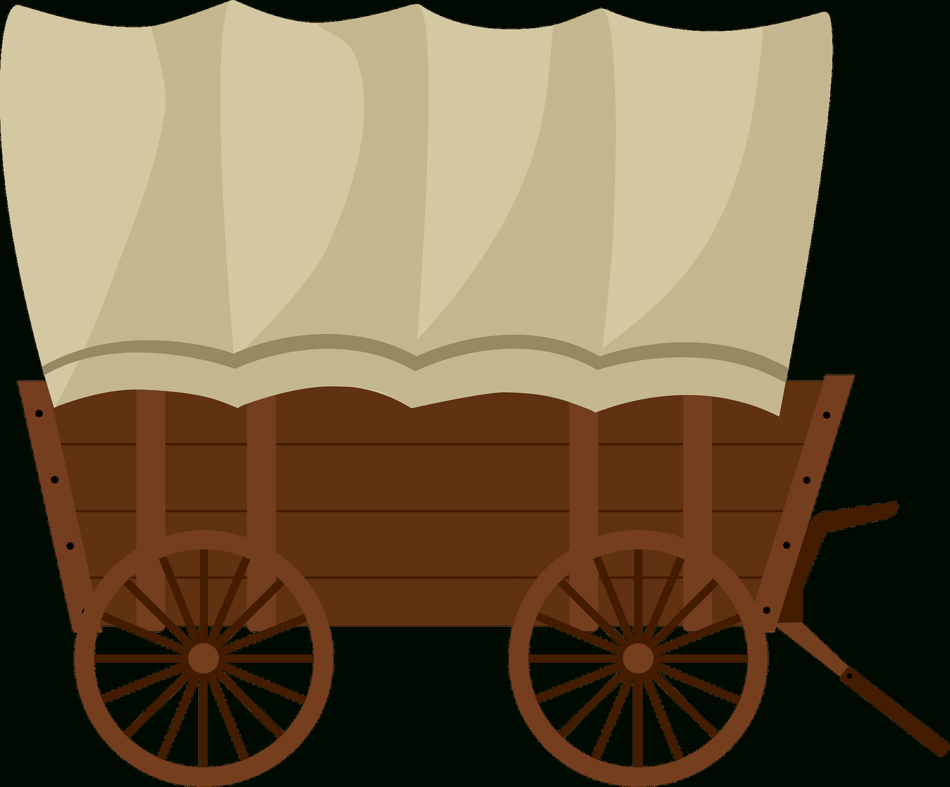 Covered Wagon - Free Vector Clipart Images On Creazilla inside Covered Wagon Printable Free