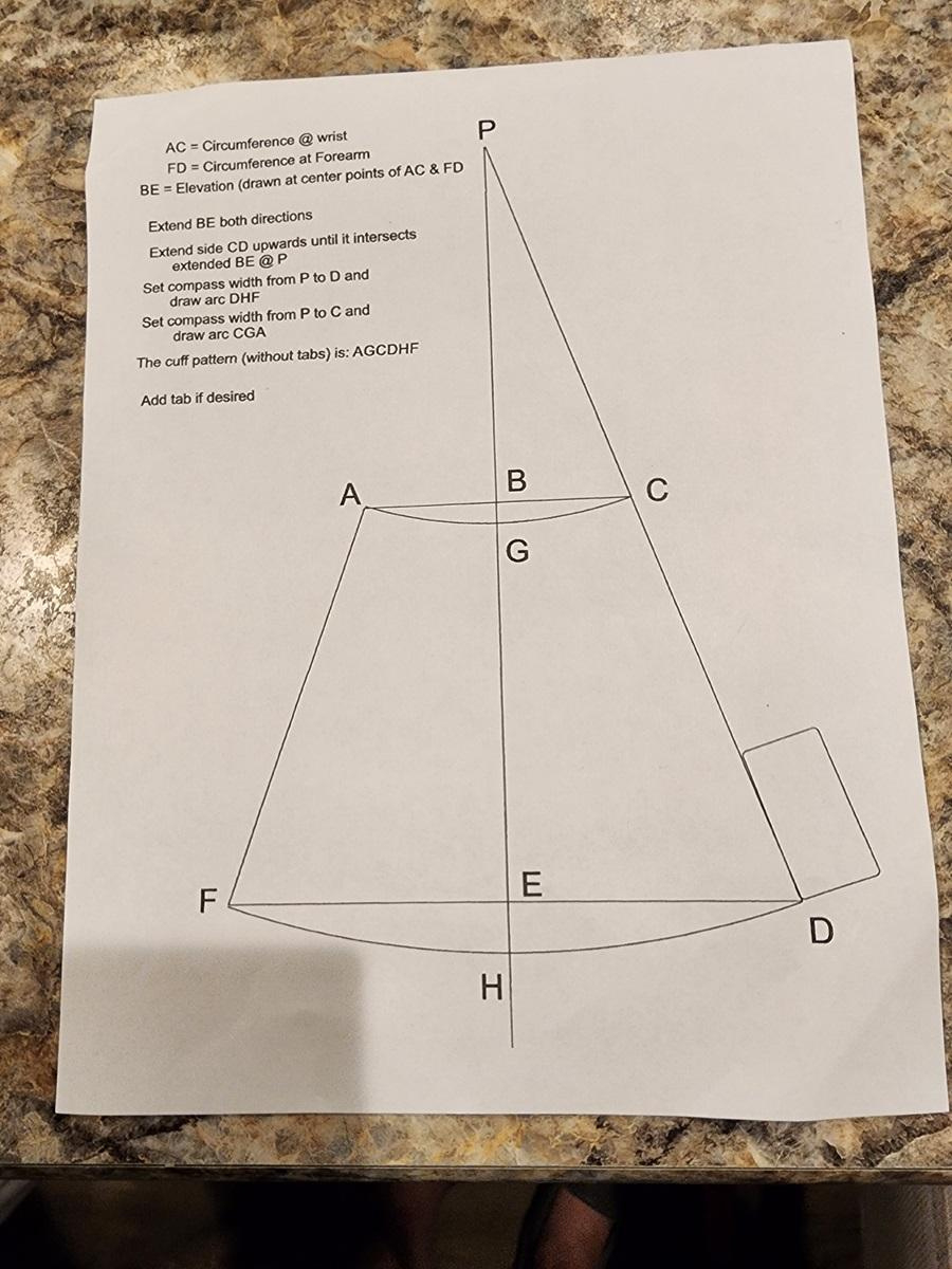 Cowboy Cuffs And Spur Straps Sizing - Patterns And Templates intended for Free Printable Spur Strap Patterns