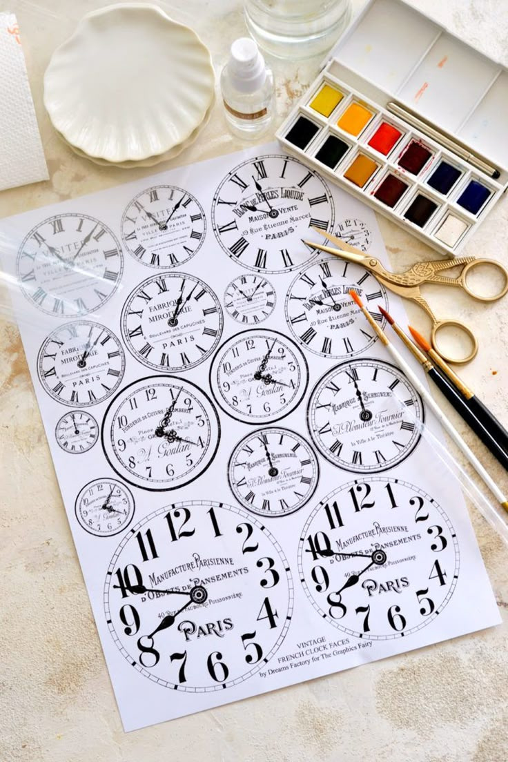 Craft Clock Faces! intended for Free Printable Clock Faces For Crafts