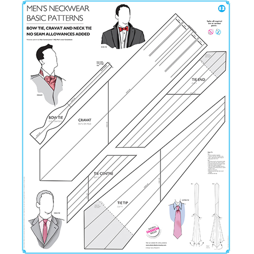 Cravat Pattern How To Make for Free Printable Cravat Pattern