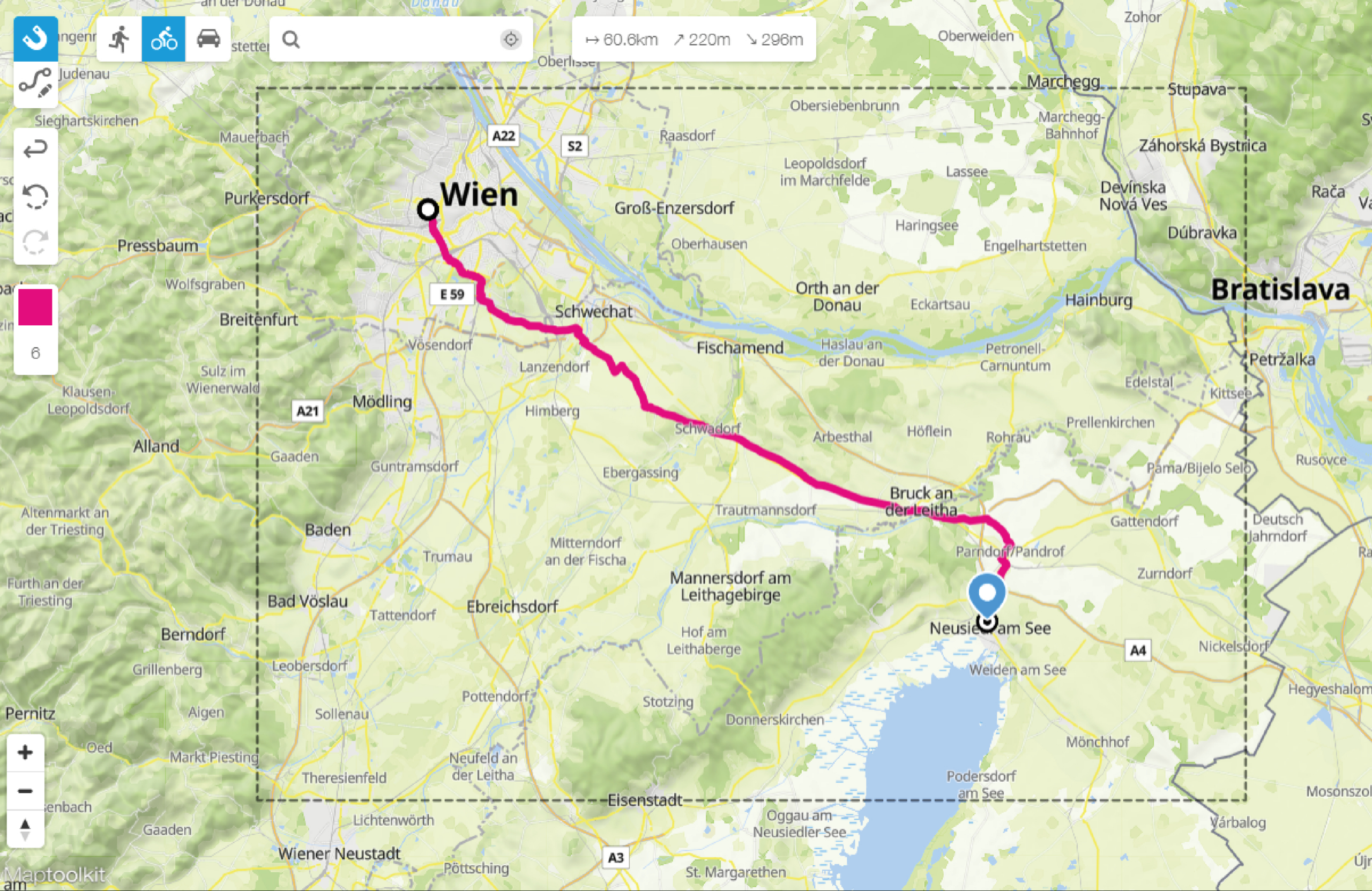 Create A Route Map With The Printmaps Editor in Free Printable Maps And Directions
