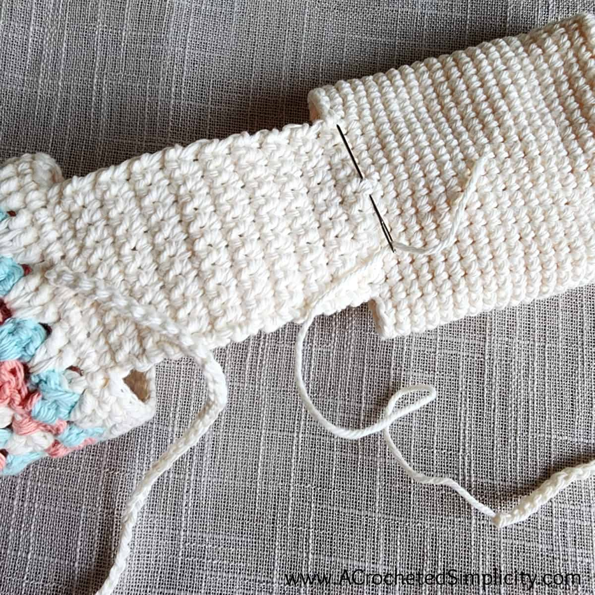 Crochet Chair Caddy - A Crocheted Simplicity inside Free Printable Crochet Chair Back Patterns