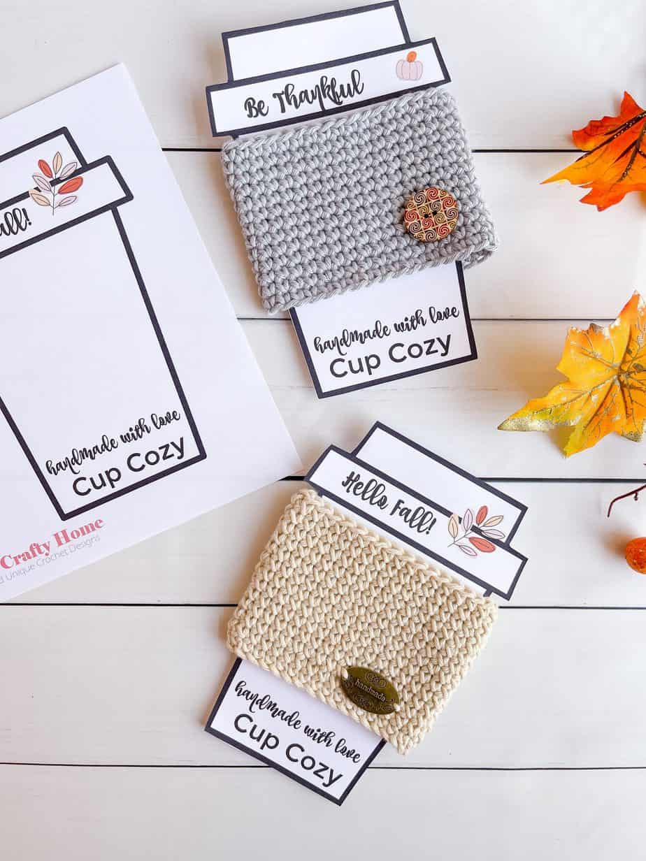 Crochet Coffee Cozy Free Beginner Cup Cozy Crochet Pattern within Printable Coffee Cozy Pattern