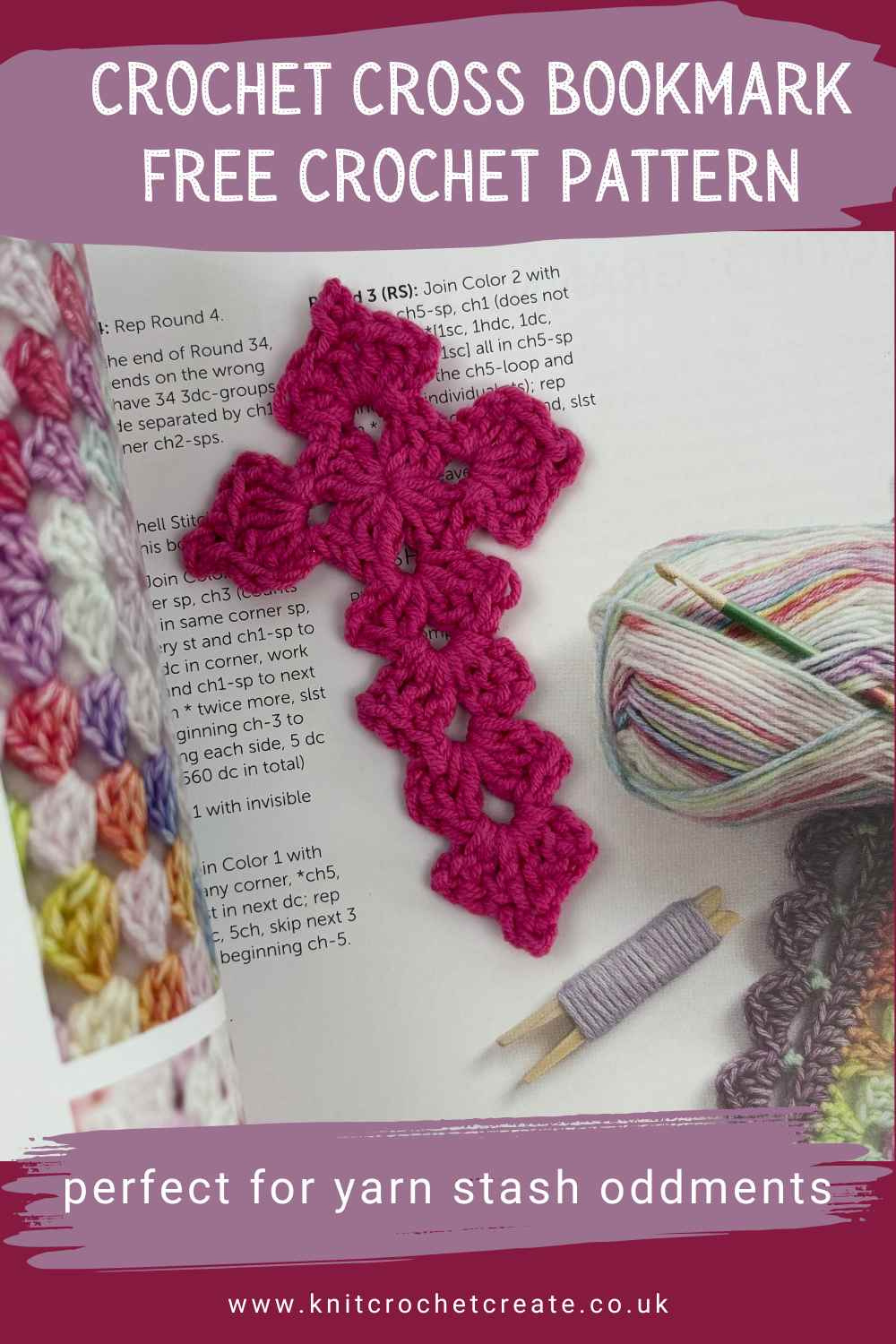 Crochet Cross Bookmark Free Pattern with Free Printable Crochet Cross Bookmark Patterns