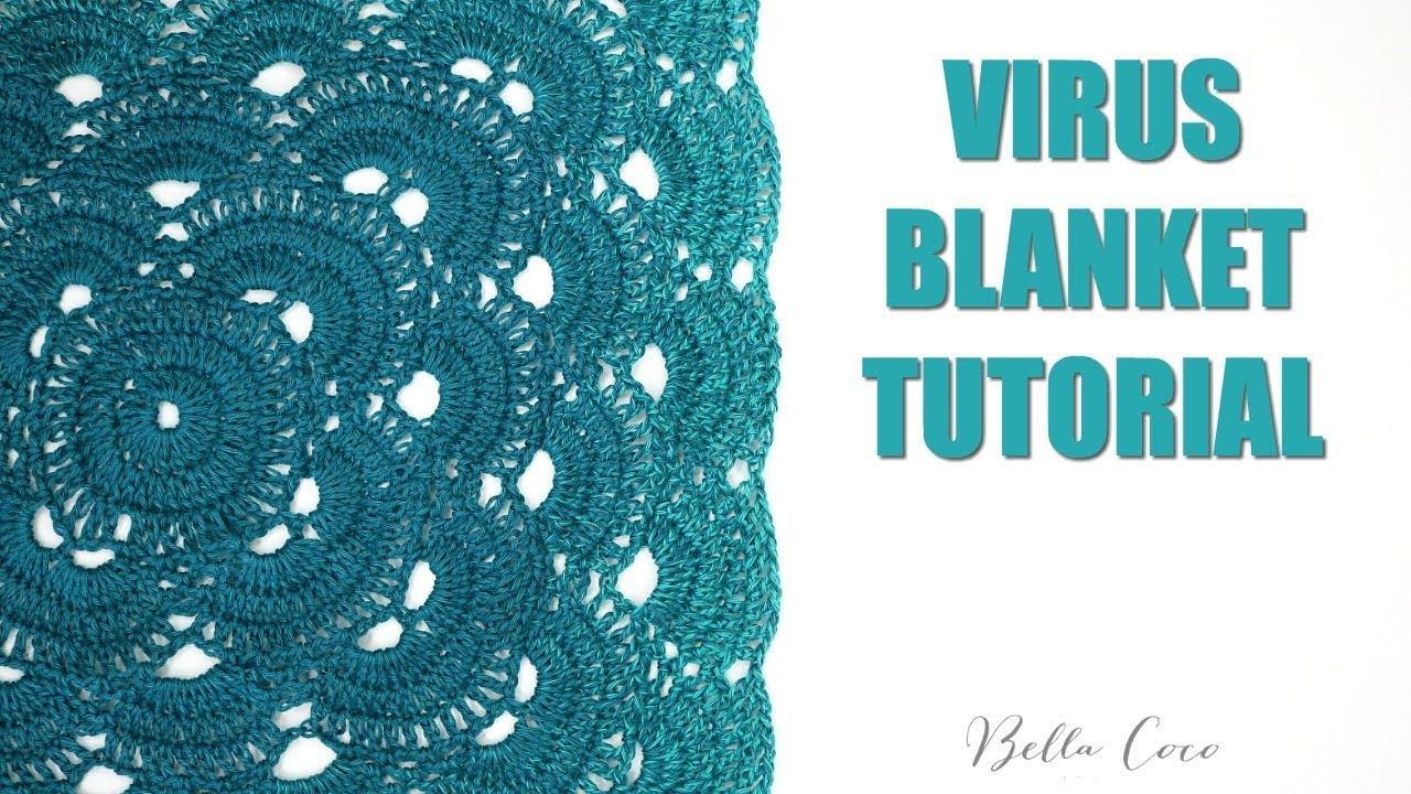 Crochet: Virus Blanket | Bella Coco Crochet in Free Printable Virus Crochet Blanket Pattern