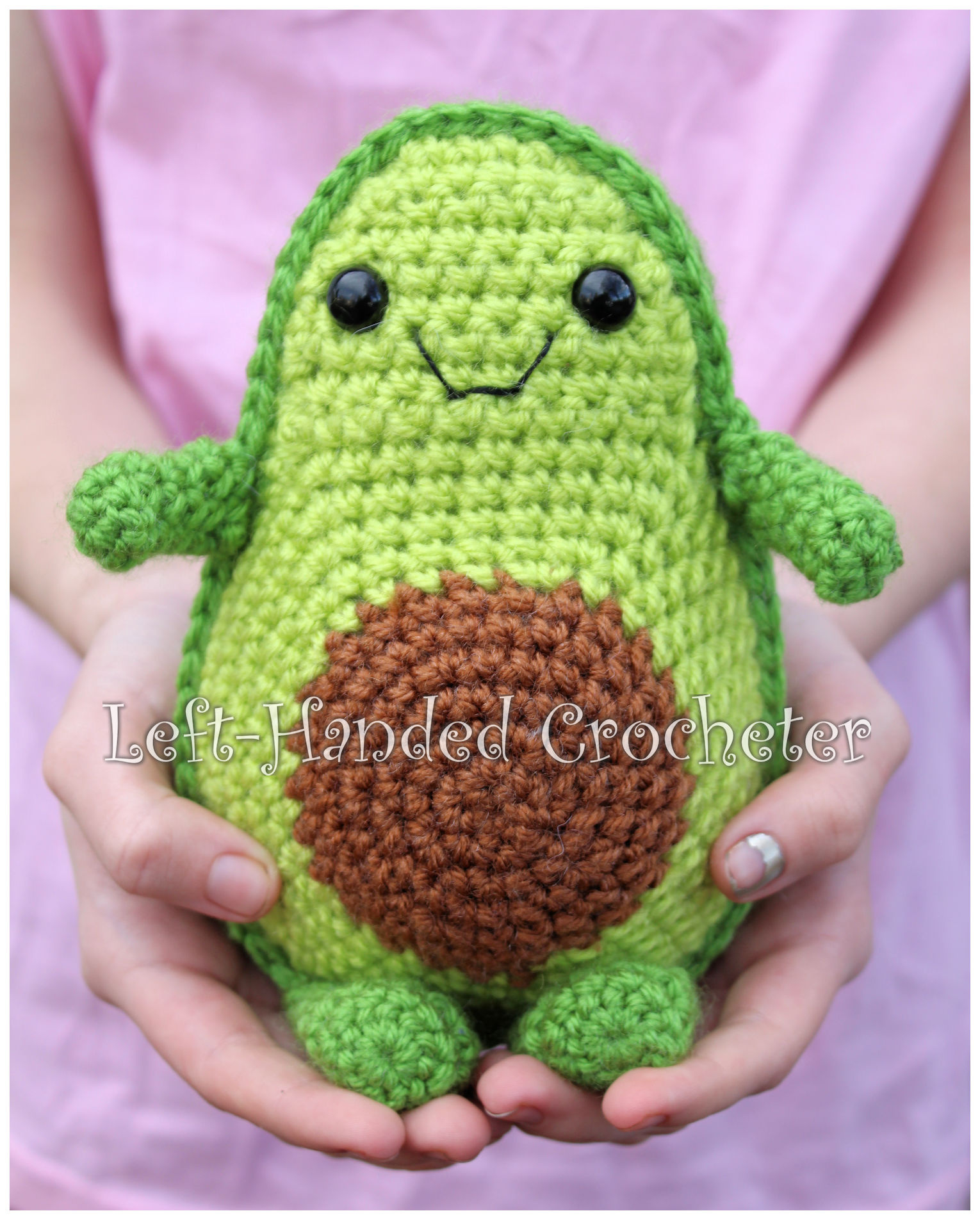 Crochet Yourself An Avocado Friend | regarding Left Handed Crochet Patterns Free Printable