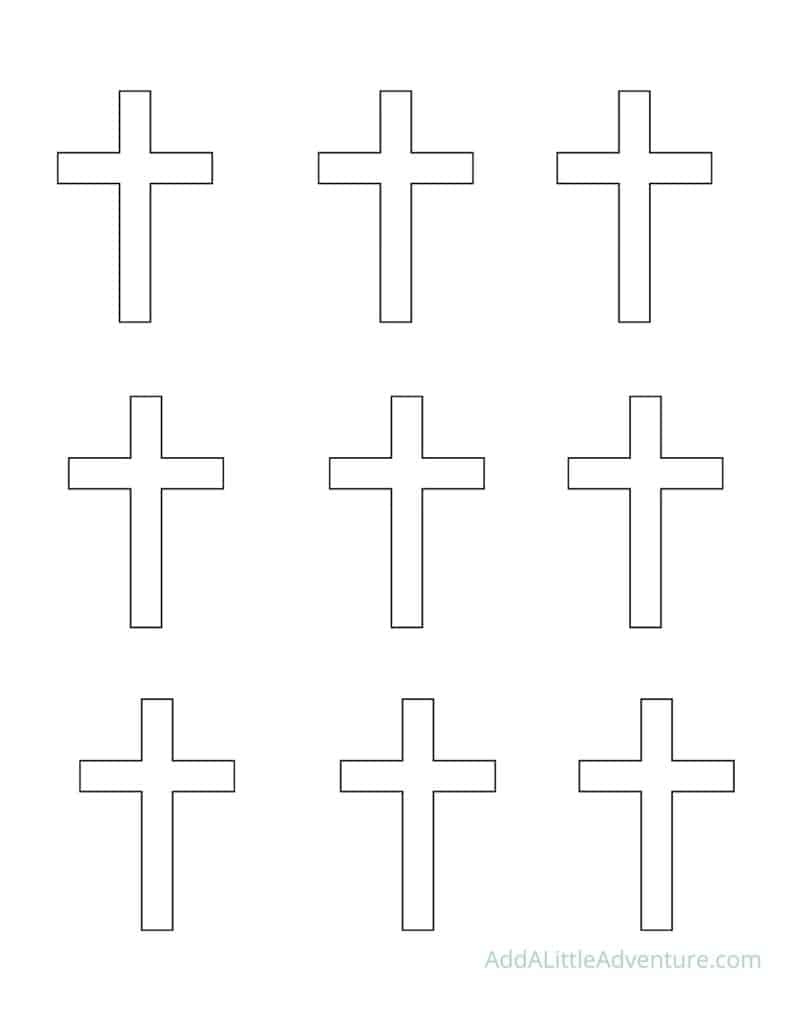 Cross Outlines Printables - For Coloring Pages, Stencils &amp;amp; More for Free Printable Cross Stencils