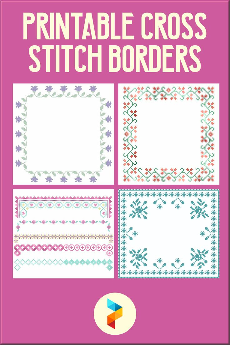 Cross Stitch Borders - 10 Free Pdf Printables | Printablee within Free Cross Stitch Borders Printable