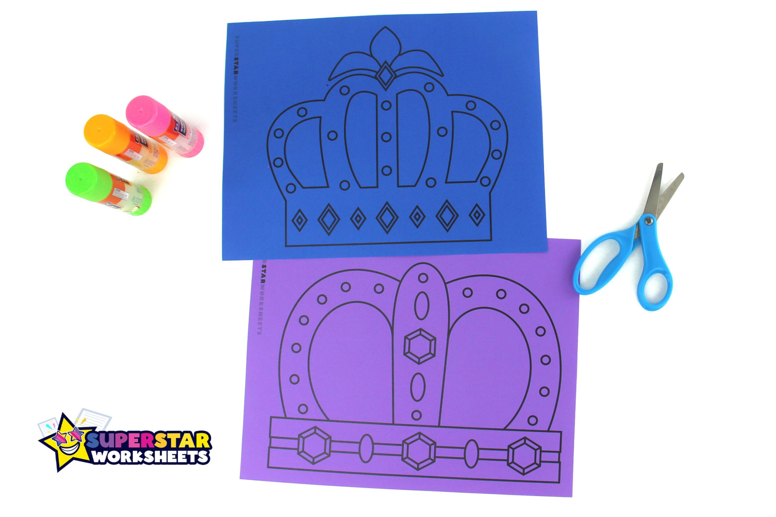 Crown Template (Free Printables) - Superstar Worksheets inside Free Princess Crown Template Printable