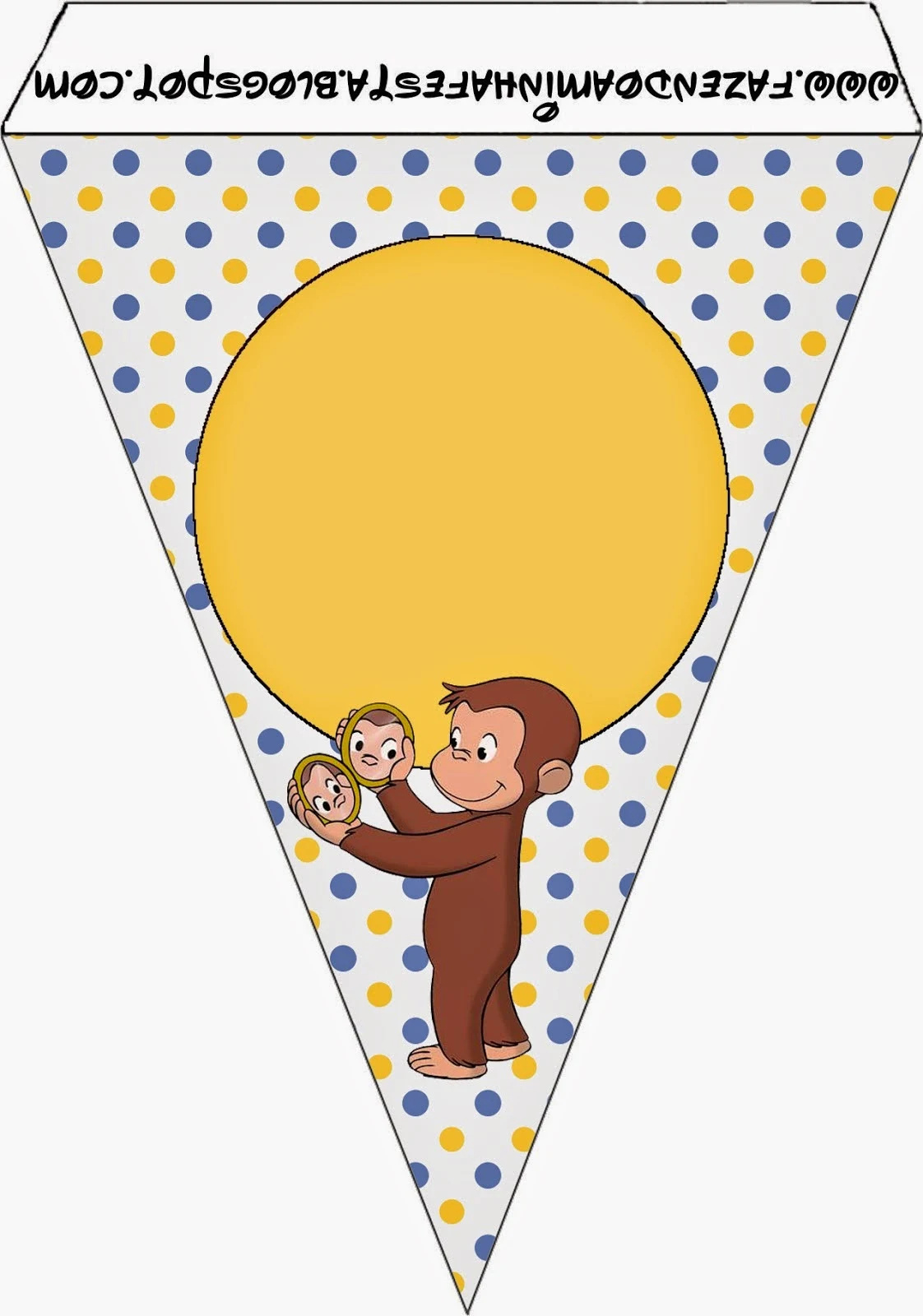 Curious George Free Party Printables. - Oh My Fiesta! In English inside Free Curious George Party Printables