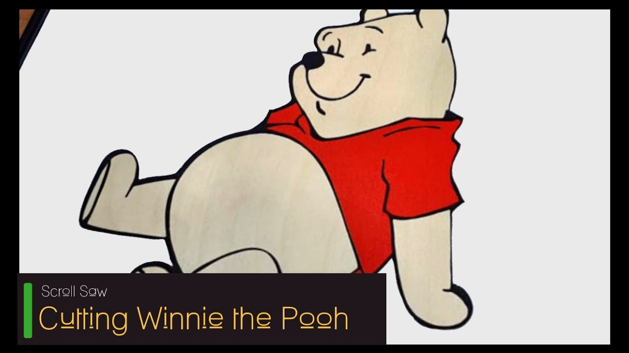 Cutting Winnie The Pooh - Scroll Saw Art inside Disney Scroll Saw Printable Patterns